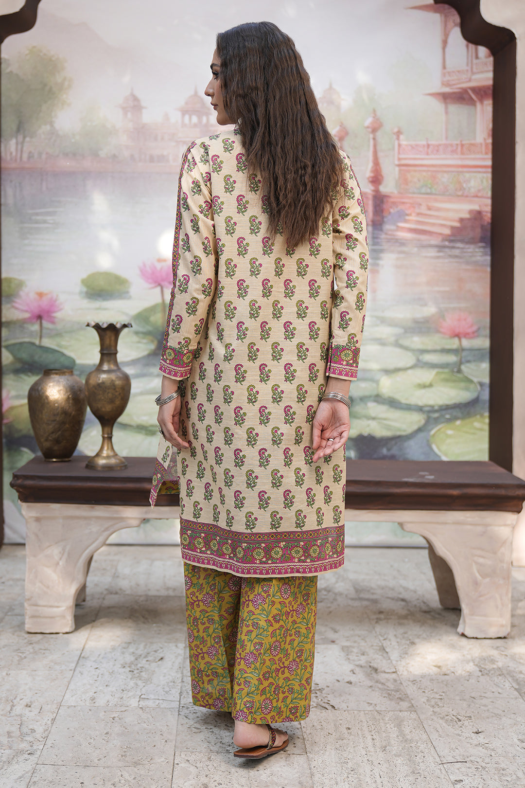 Zellbury | Unstitched 2 Piece Khaddar | Shirt Shalwar - 0338