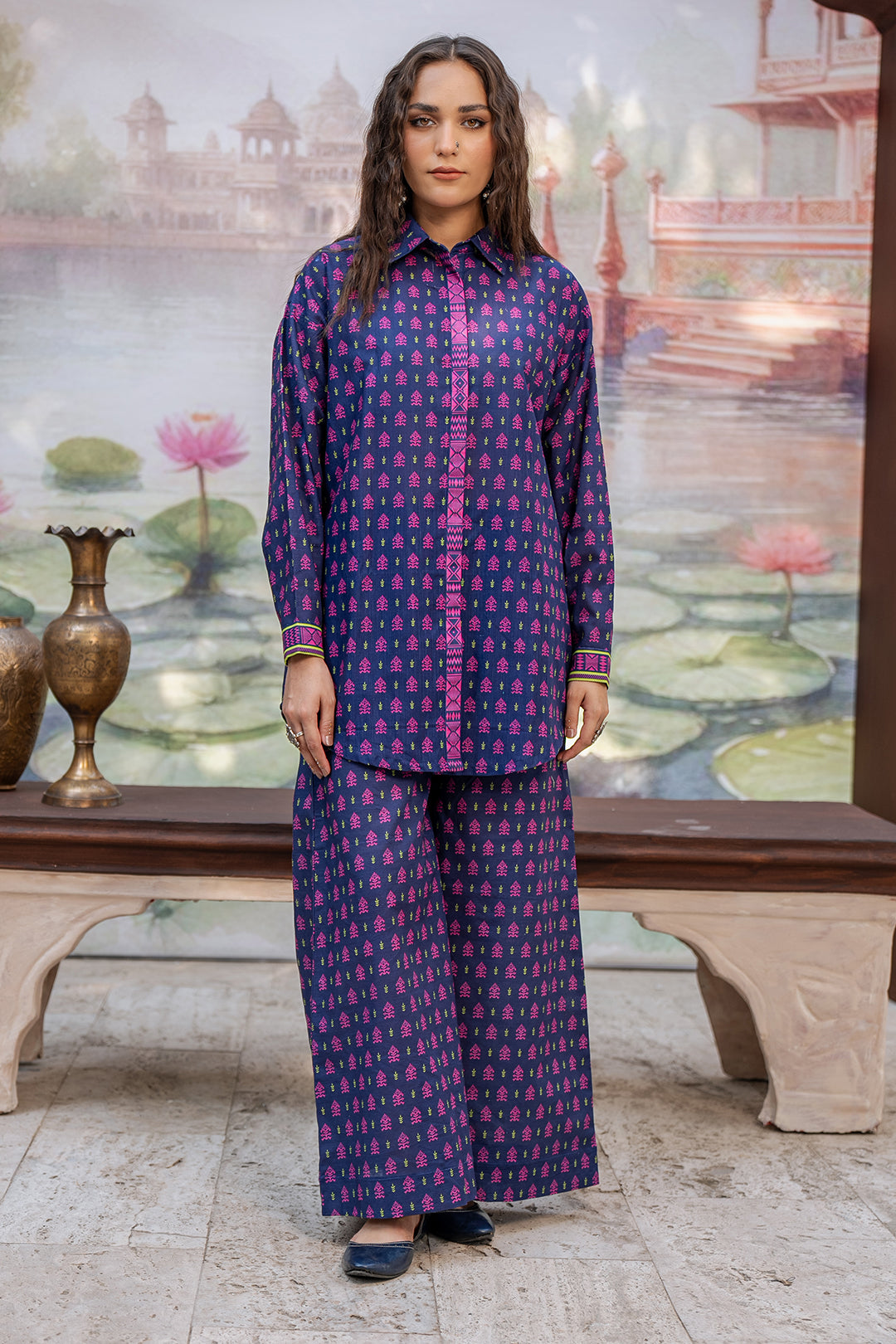 Zellbury | Unstitched 2 Piece Khaddar | Shirt Shalwar - 0432