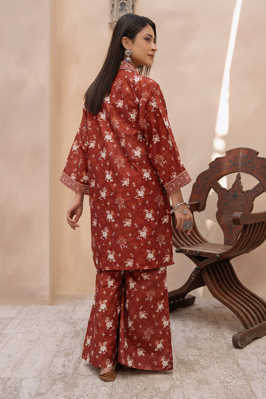 Zellbury | Unstitched 2 Piece Khaddar | Shirt Shalwar - 0434