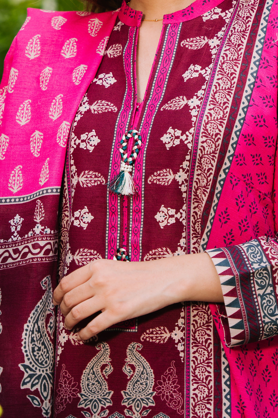 Zellbury | Unstitched 3 Piece Khaddar | Shirt Shalwar Dupatta - 0184