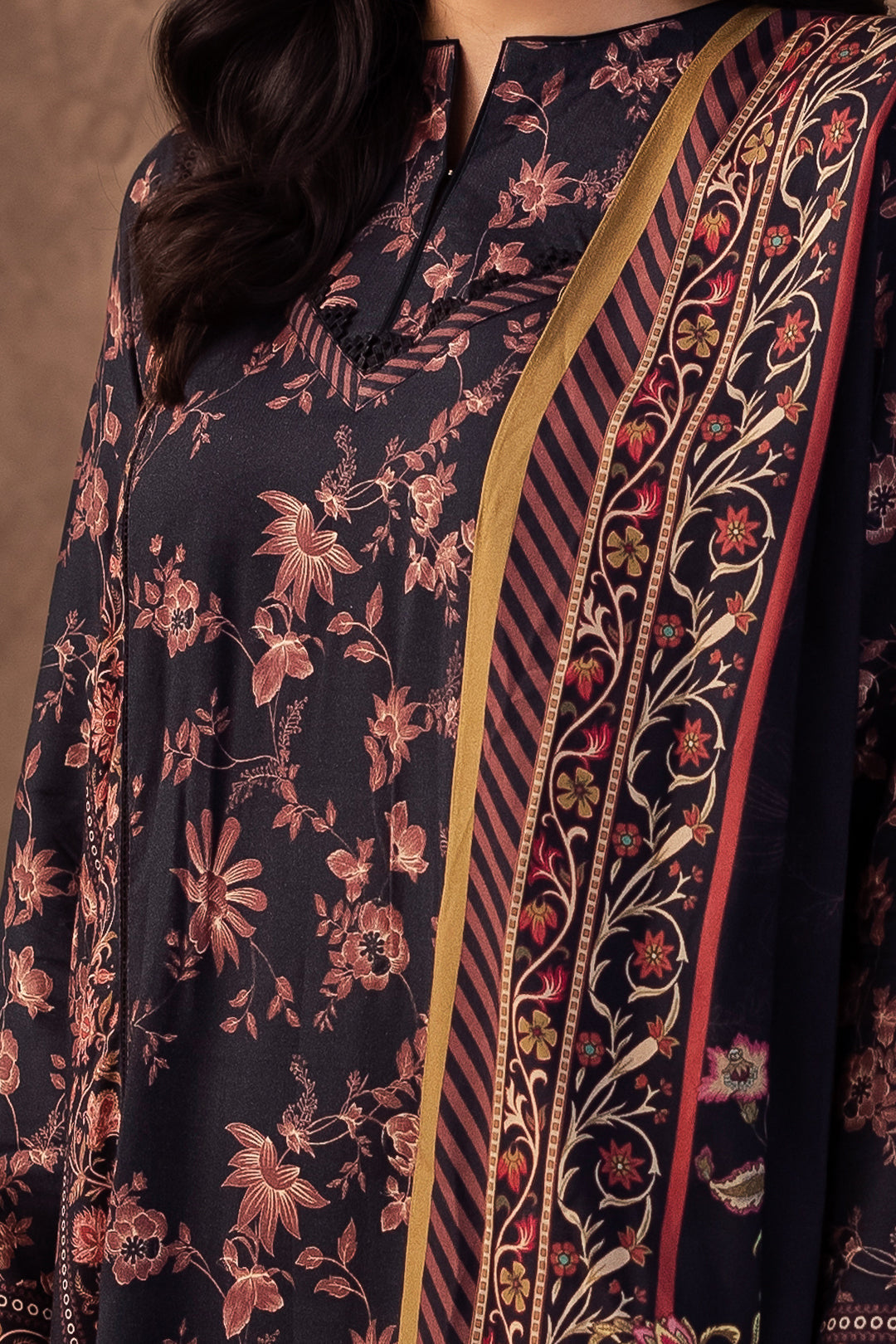 Zellbury | Unstitched 3 Piece Viscose | Shirt Shalwar Dupatta - 0200