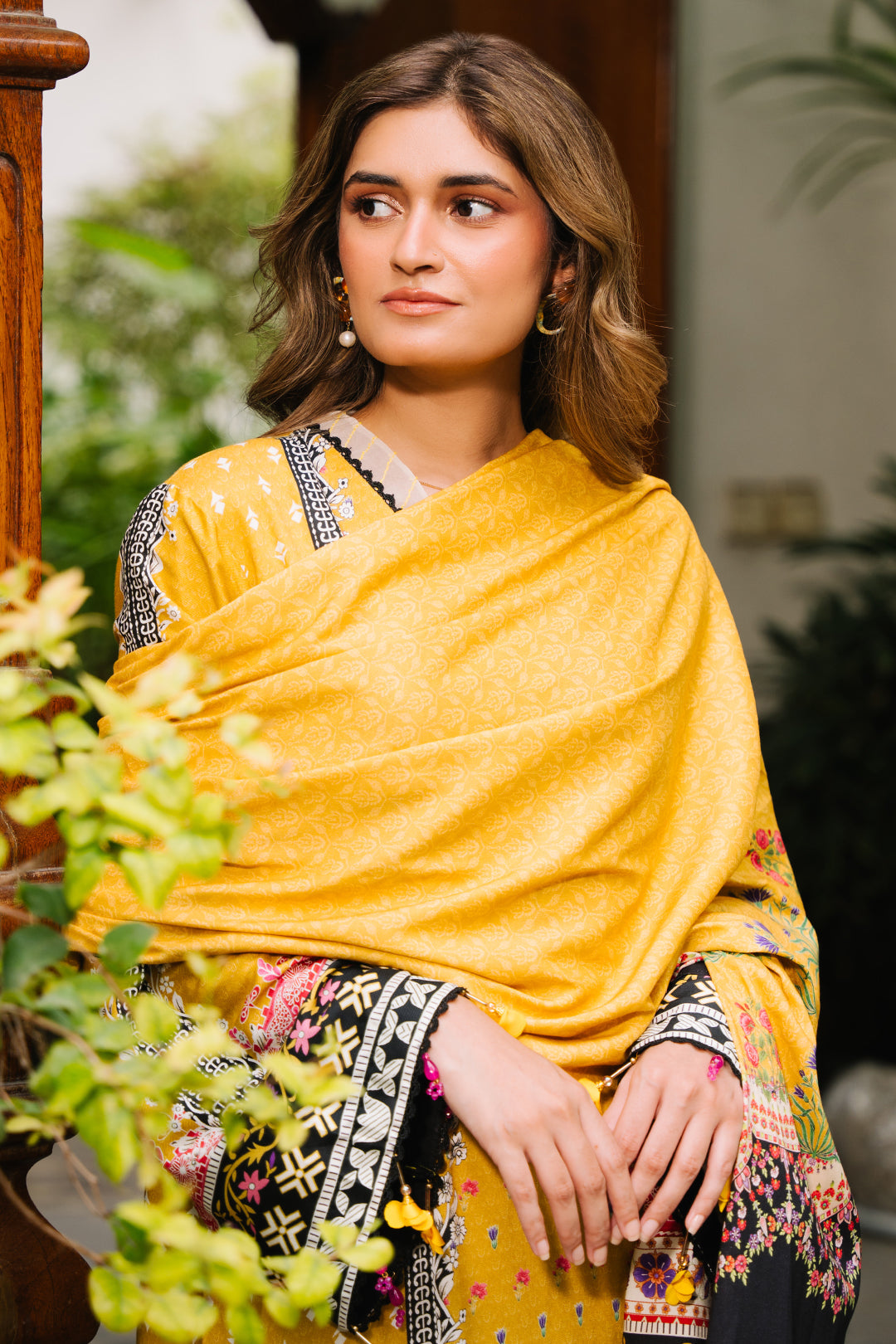 Zellbury | Unstitched 3 Piece Viscose | Shirt Shalwar Dupatta - 0205 Default Title