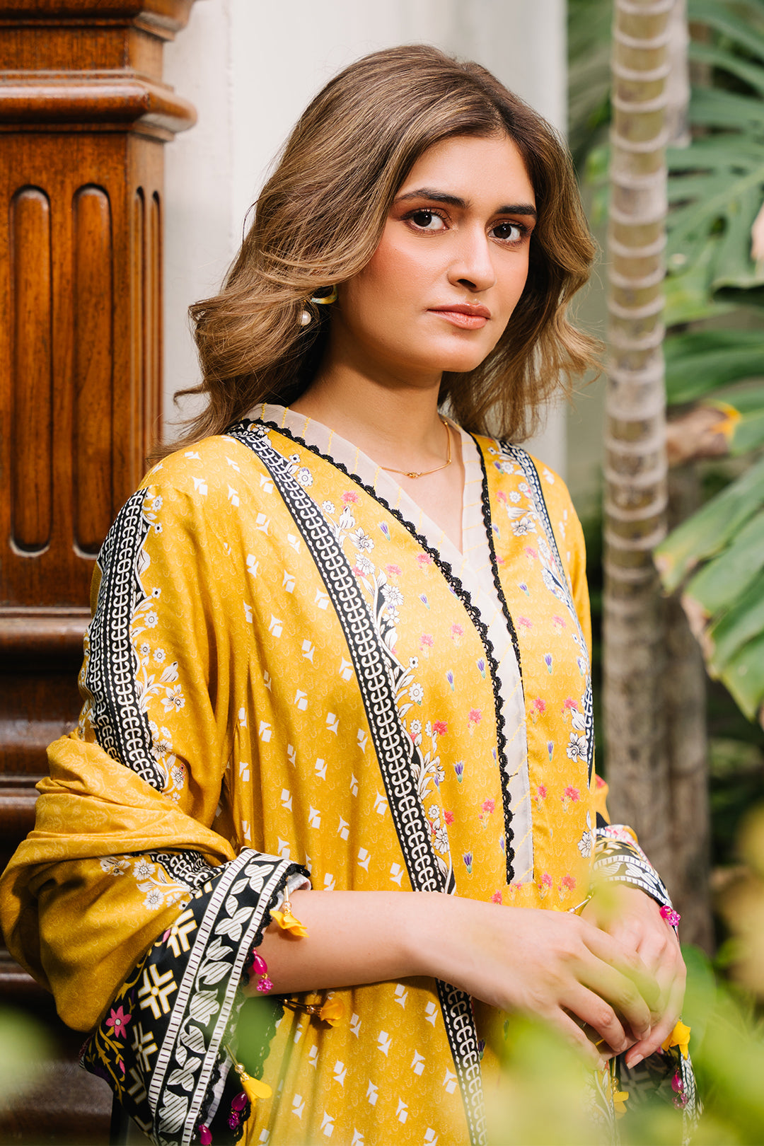 Zellbury | Unstitched 3 Piece Viscose | Shirt Shalwar Dupatta - 0205