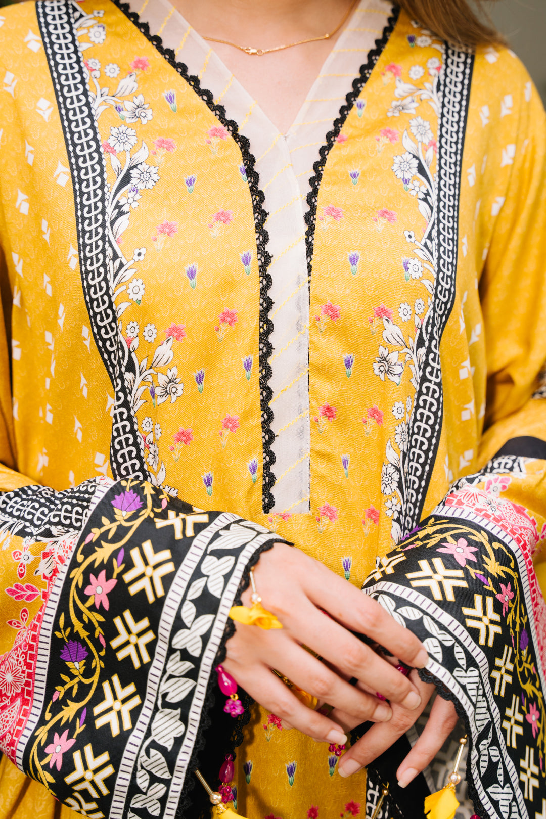 Zellbury | Unstitched 3 Piece Viscose | Shirt Shalwar Dupatta - 0205