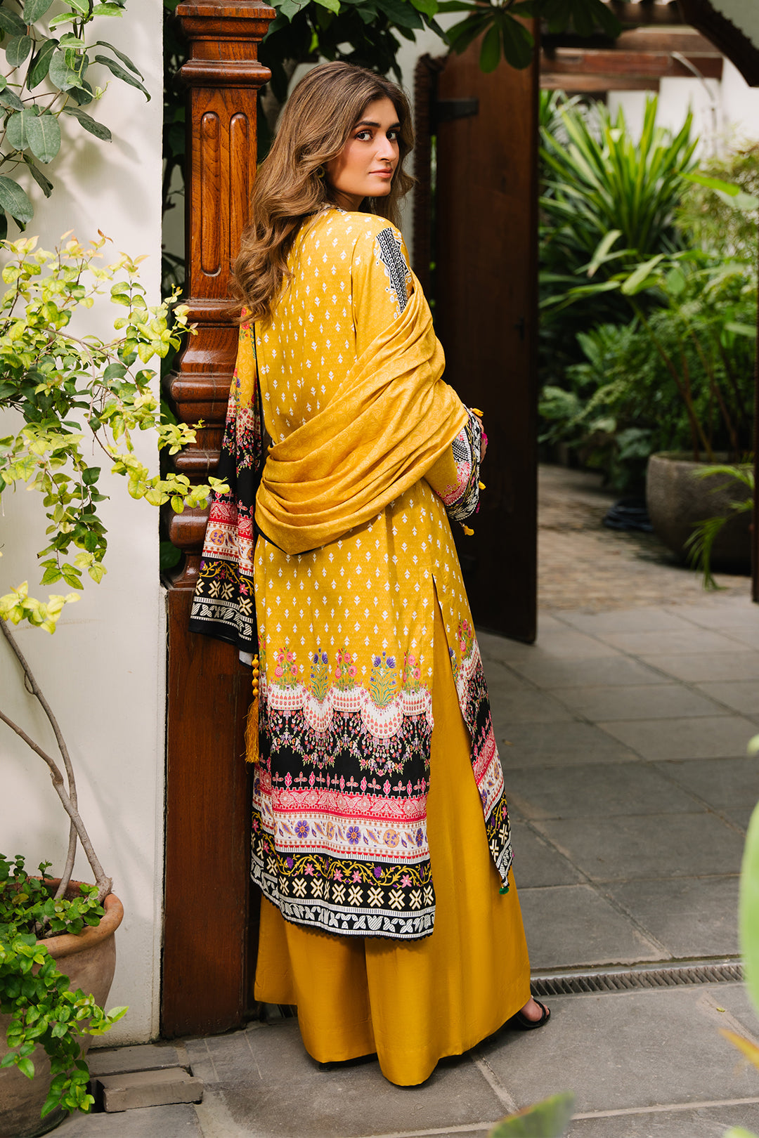 Zellbury | Unstitched 3 Piece Viscose | Shirt Shalwar Dupatta - 0205