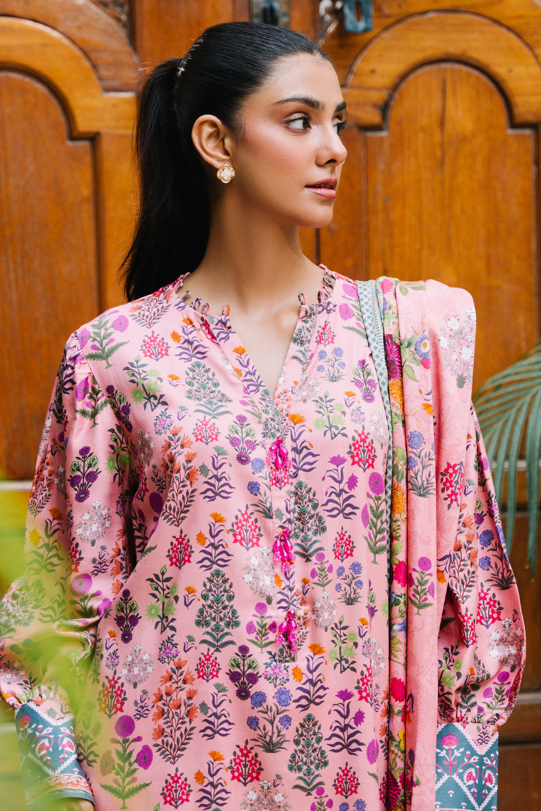 Zellbury | Unstitched 3 Piece Viscose | Shirt Shalwar Dupatta - 0206 Default Title