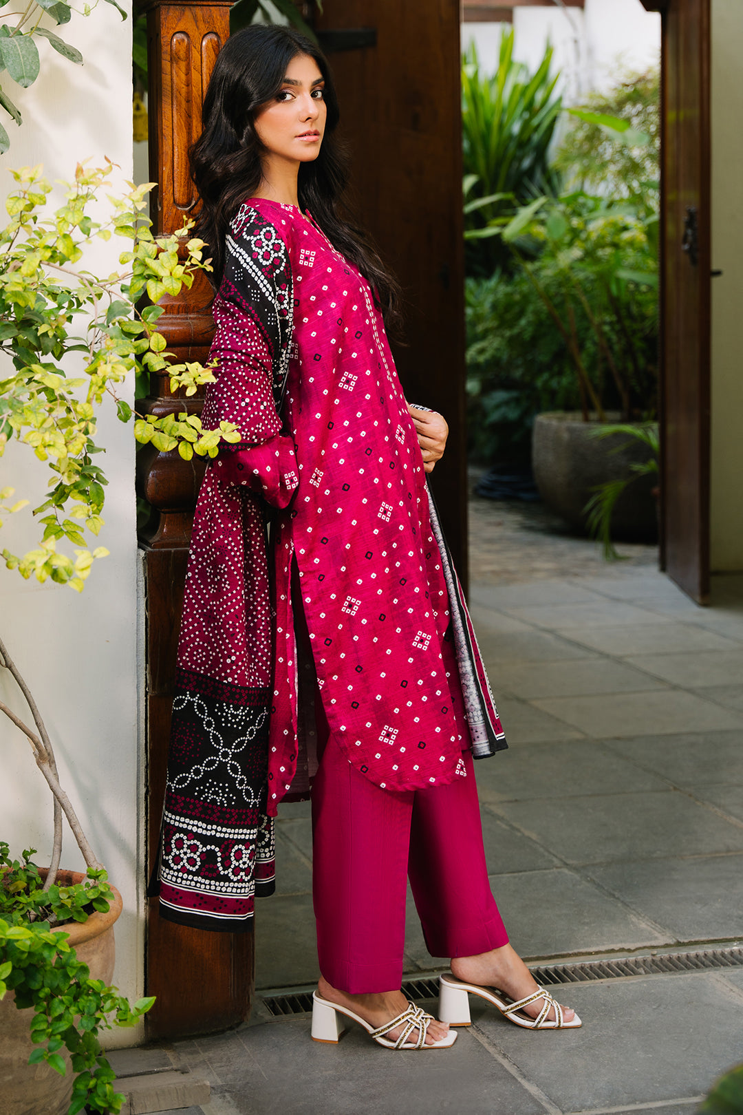 Zellbury | Unstitched 3 Piece Khaddar | Shirt Shalwar Dupatta - 0269