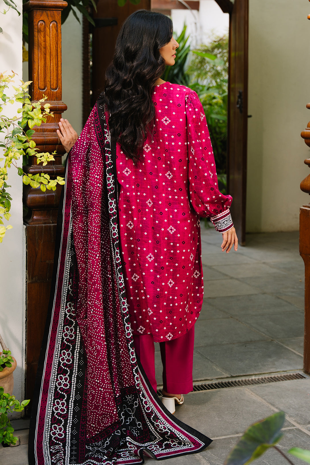Zellbury | Unstitched 3 Piece Khaddar | Shirt Shalwar Dupatta - 0269