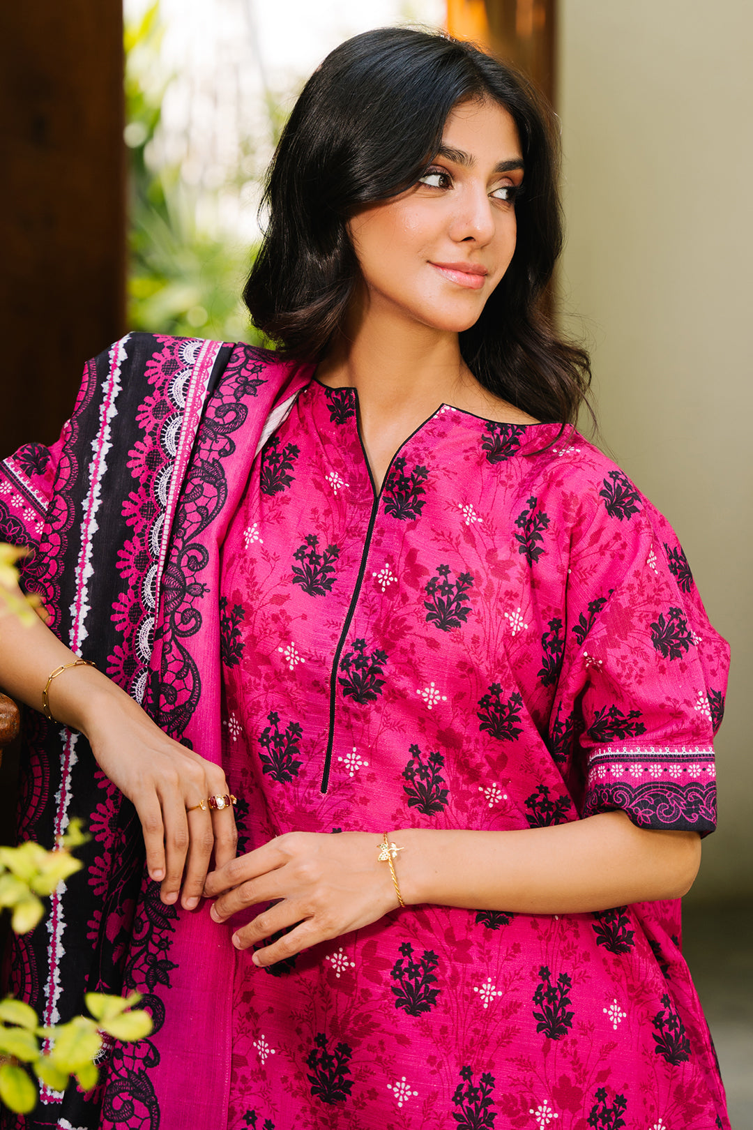 Zellbury | Unstitched 3 Piece Khaddar | Shirt Shalwar Dupatta - 0272 Default Title