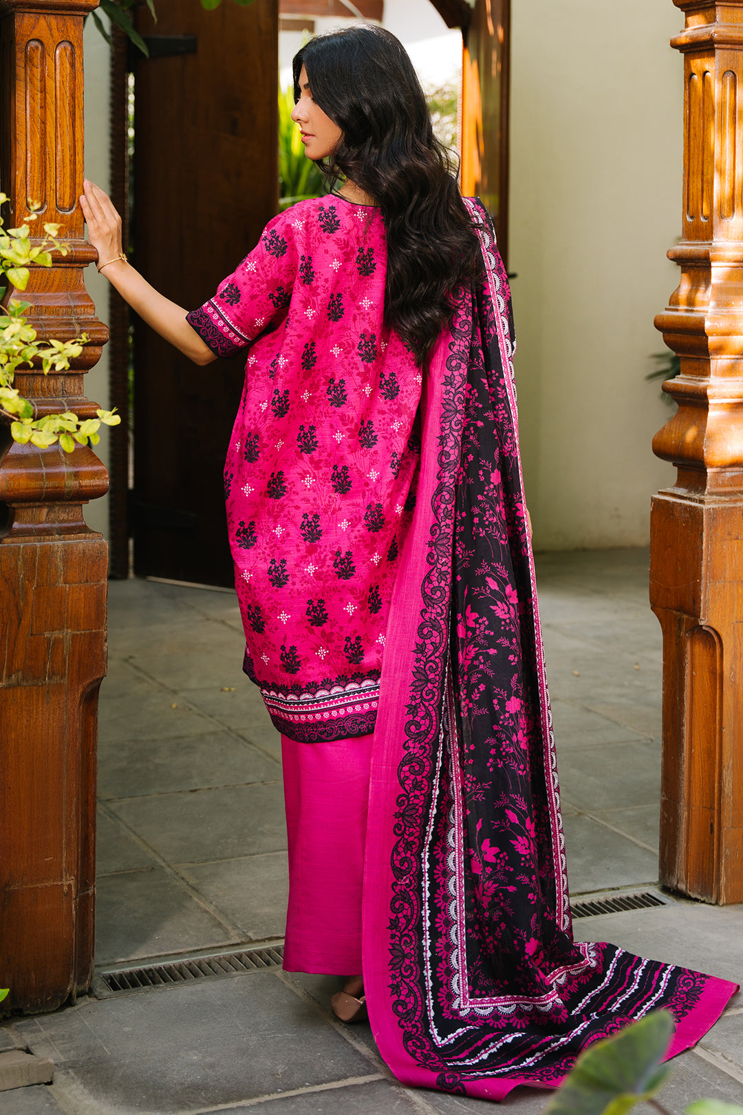 Zellbury | Unstitched 3 Piece Khaddar | Shirt Shalwar Dupatta - 0272