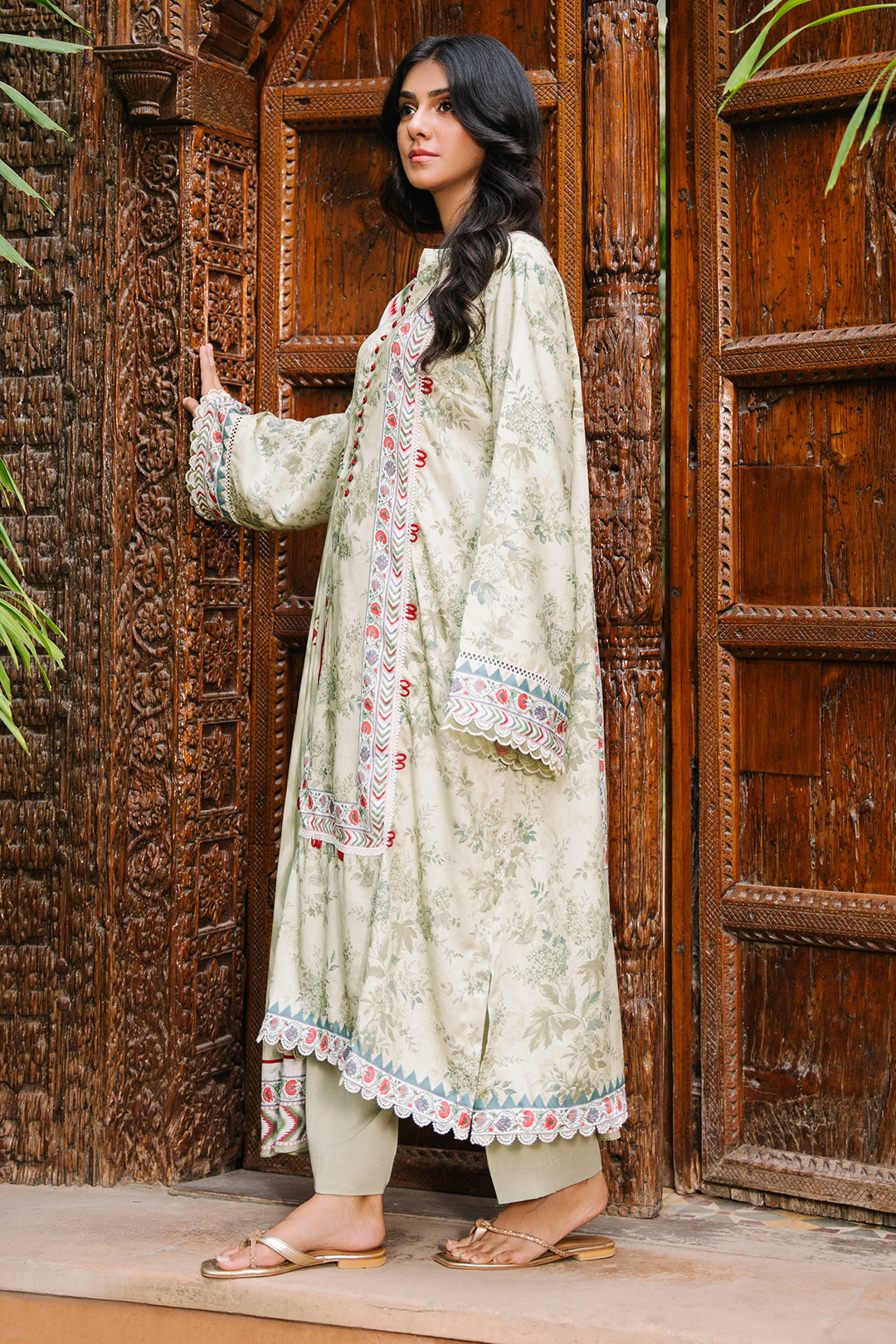 Zellbury | Unstitched 3 Piece Viscose | Shirt Shalwar Dupatta - 0278