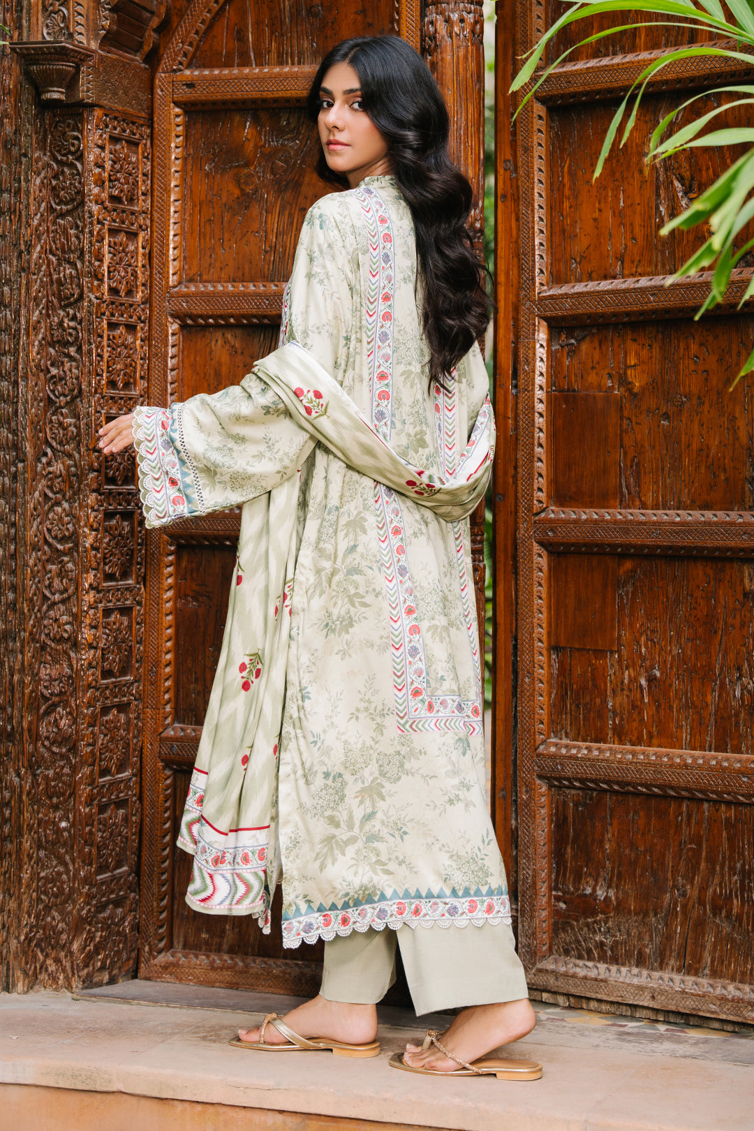 Zellbury | Unstitched 3 Piece Viscose | Shirt Shalwar Dupatta - 0278