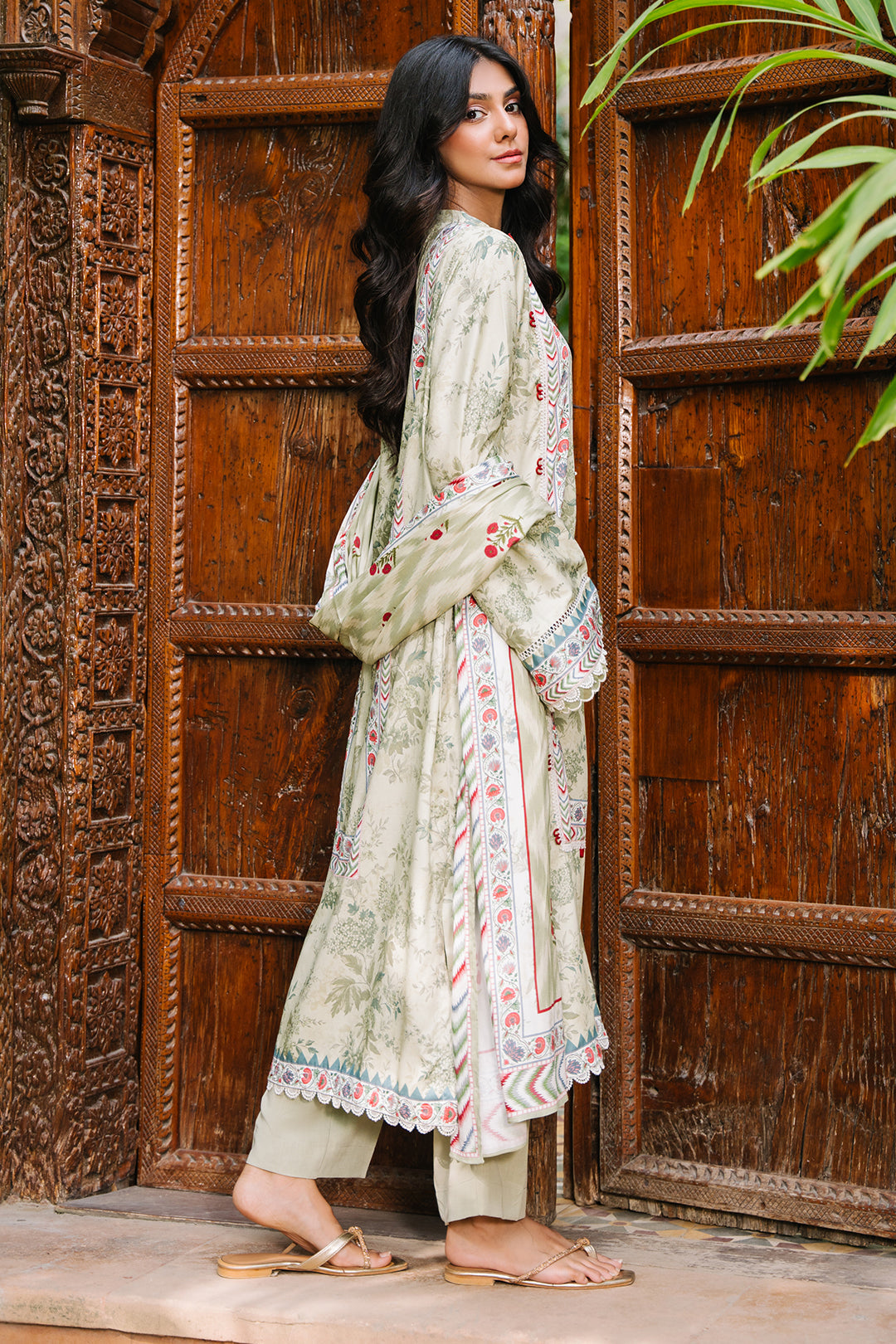 Zellbury | Unstitched 3 Piece Viscose | Shirt Shalwar Dupatta - 0278
