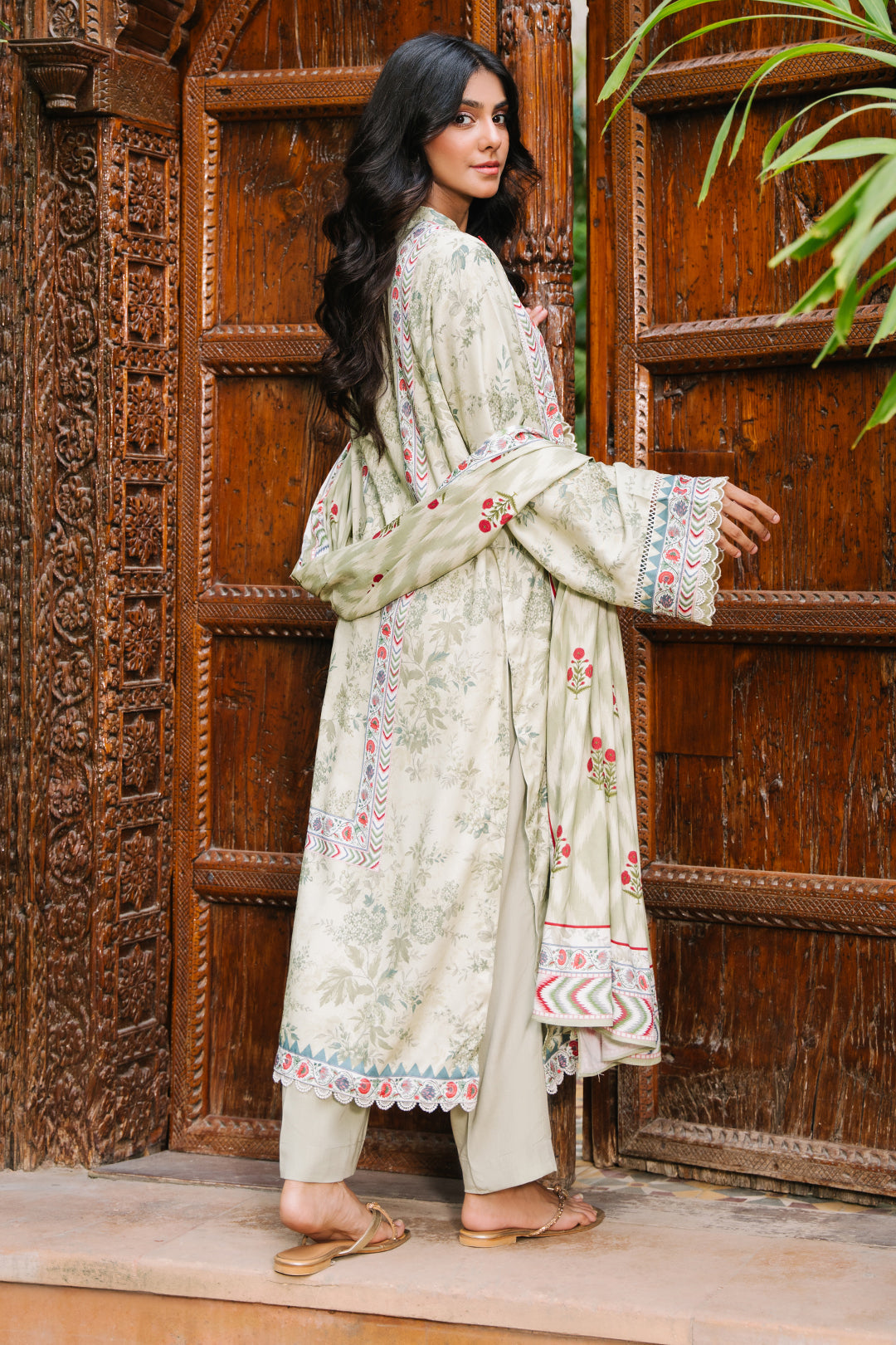Zellbury | Unstitched 3 Piece Viscose | Shirt Shalwar Dupatta - 0278