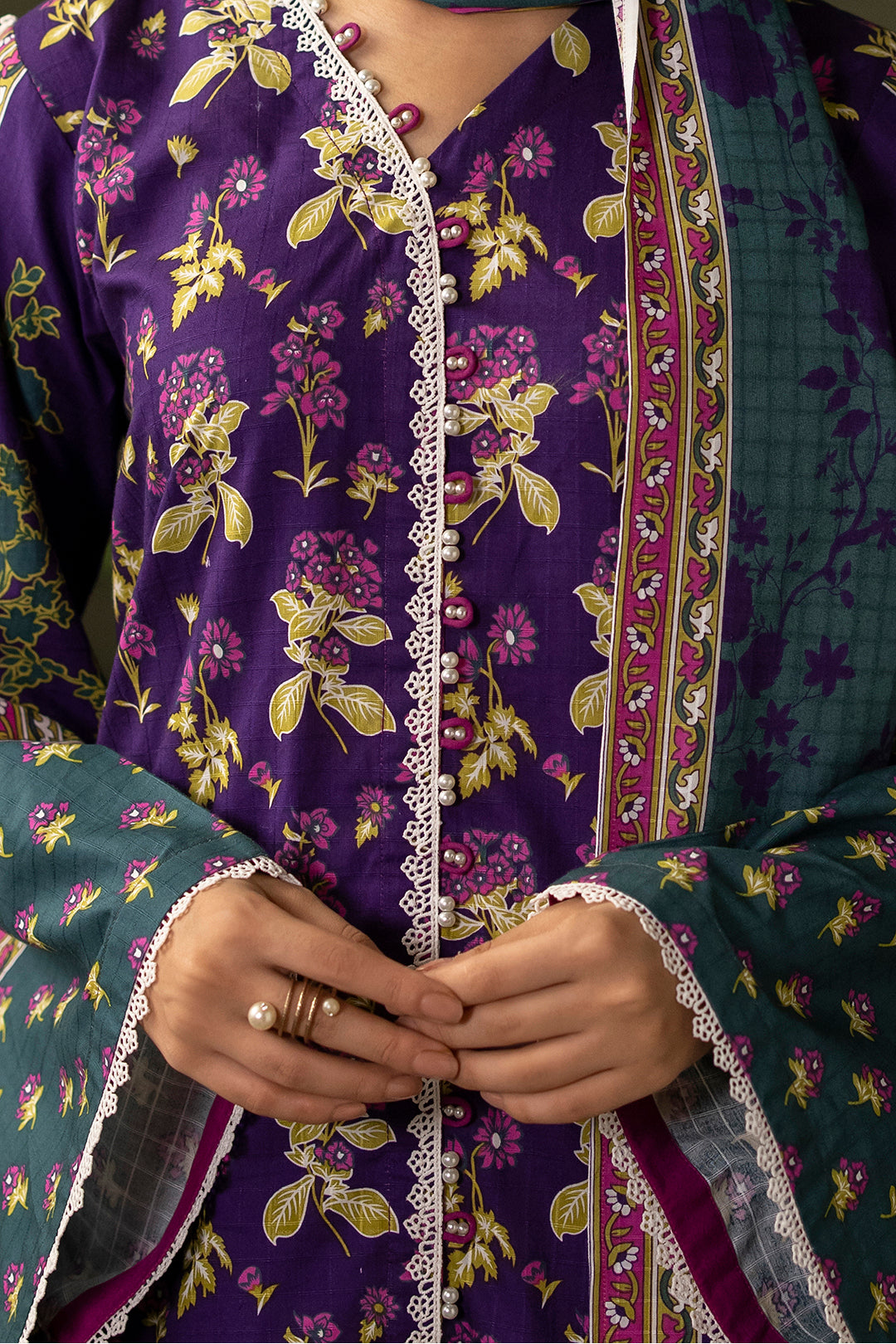 Zellbury | Unstitched 3 Piece Khaddar | Shirt Shalwar Dupatta - 0279