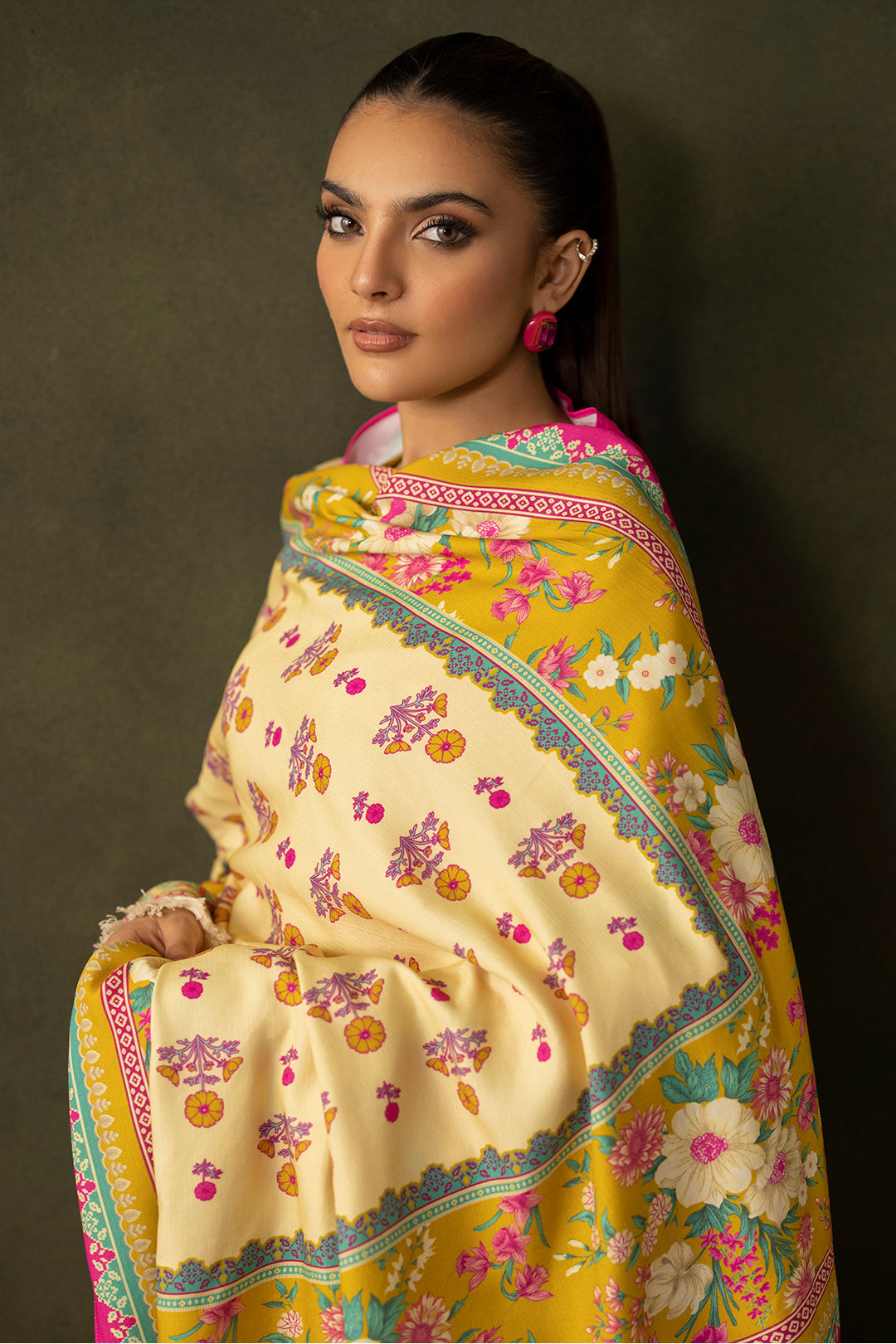 Zellbury | Unstitched 3 Piece Viscose | Shirt Shalwar Dupatta - 0289 Default Title