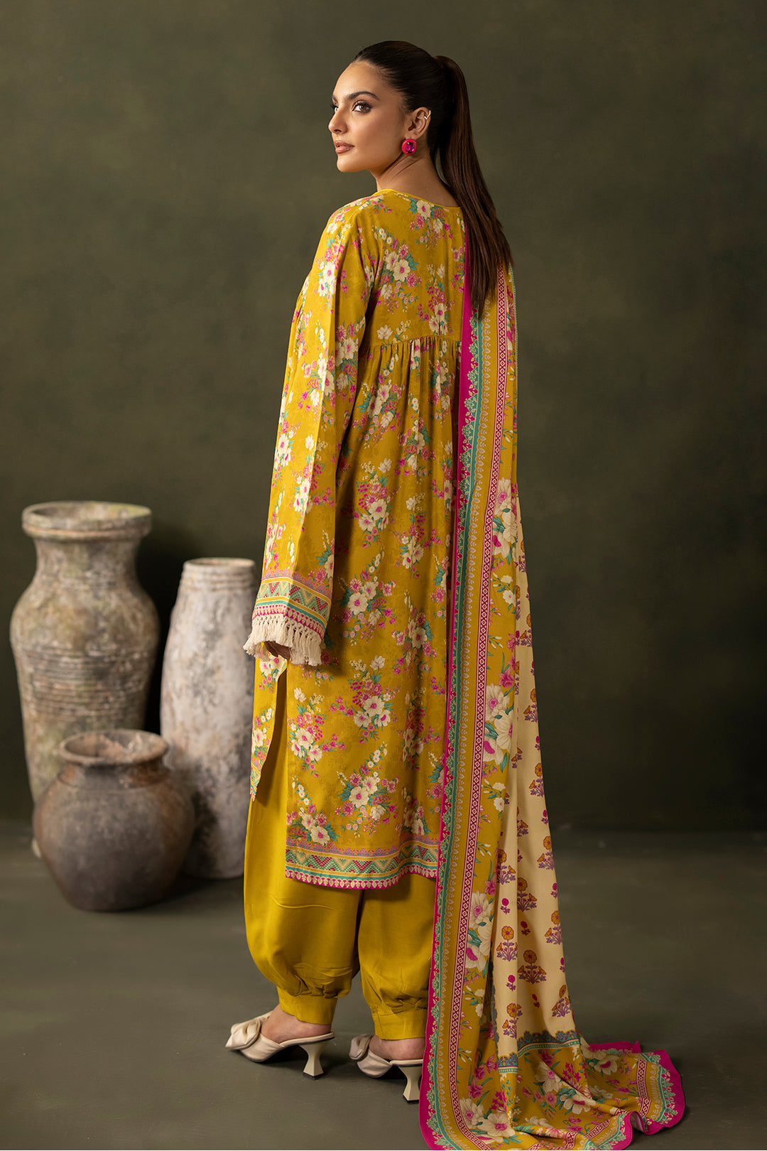 Zellbury | Unstitched 3 Piece Viscose | Shirt Shalwar Dupatta - 0289