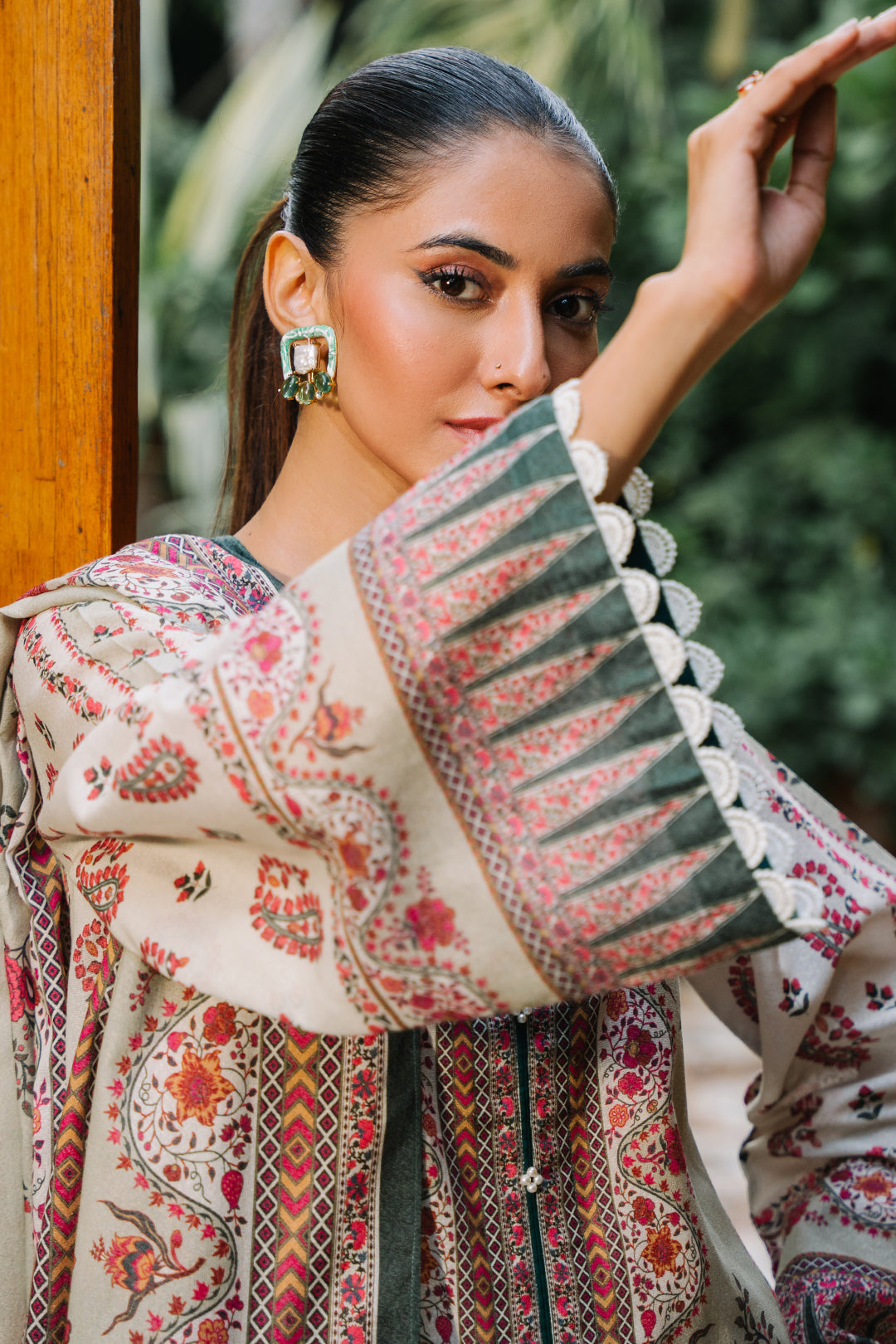 Zellbury | Unstitched 3 Piece Karandi | Shirt Shalwar Dupatta - 0302 Default Title