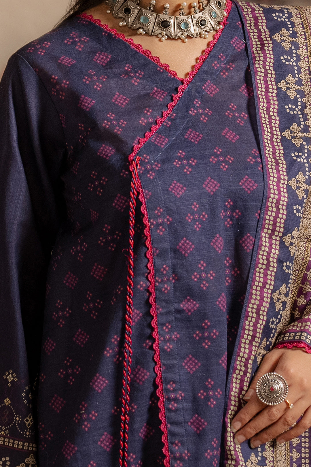 Zellbury | Unstitched 3 Piece Khaddar | Shirt Shalwar Dupatta - 0363