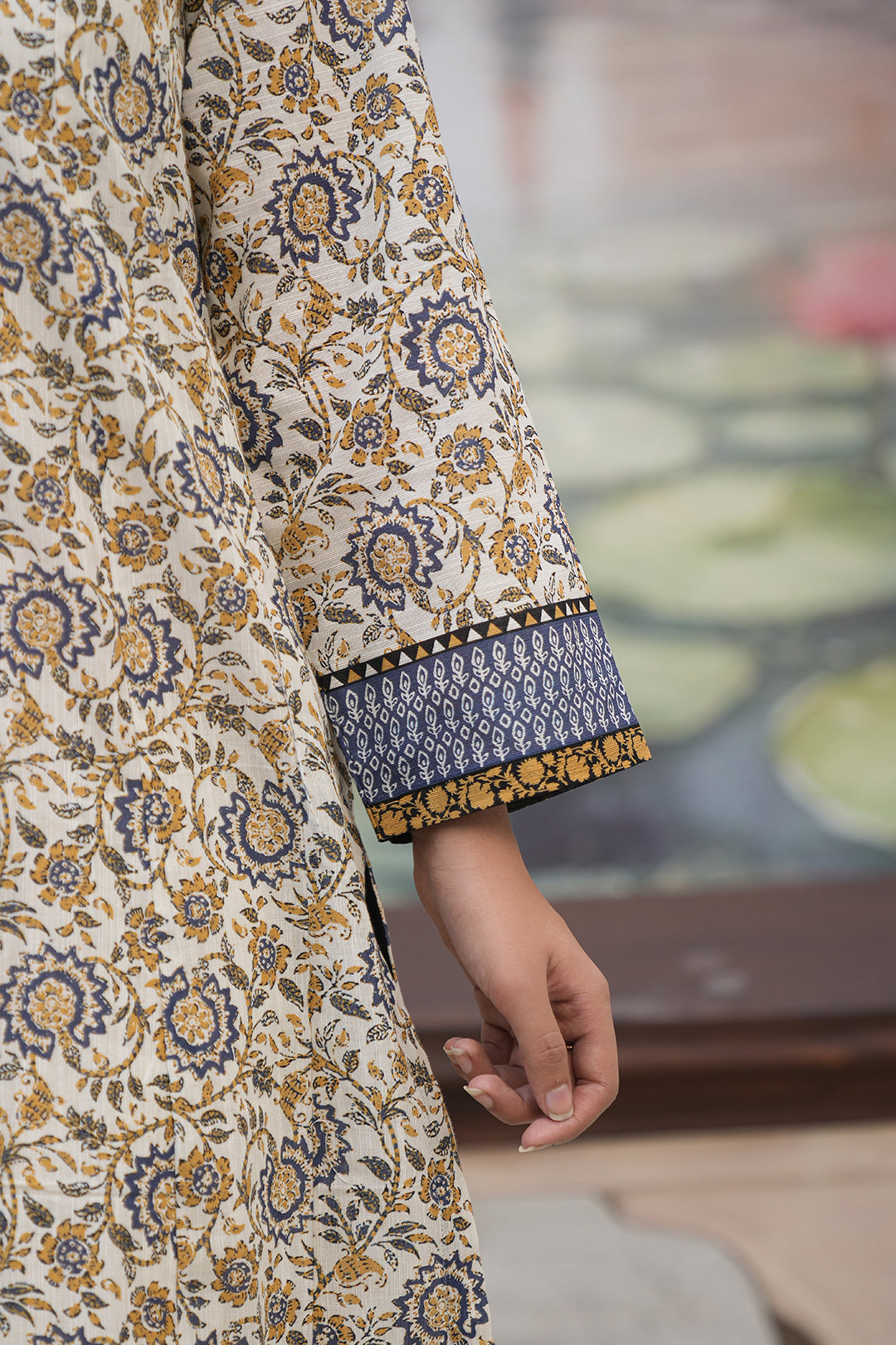 Zellbury | Unstitched 3 Piece Khaddar | Shirt Shalwar Dupatta - 0452