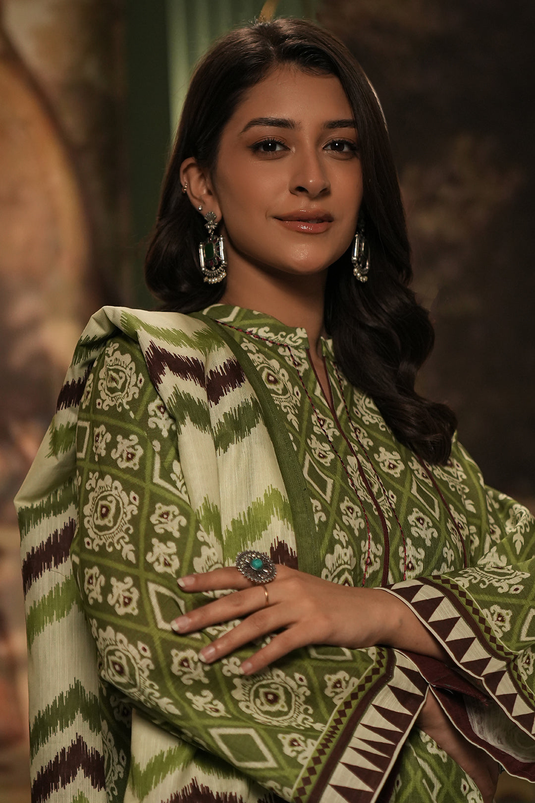 Zellbury | Unstitched 3 Piece Khaddar | Shirt Shalwar Dupatta - 0463 Default Title