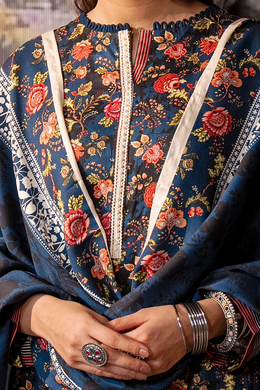 Zellbury | Unstitched 3 Piece Cotail | Shirt Shalwar Dupatta - 0470