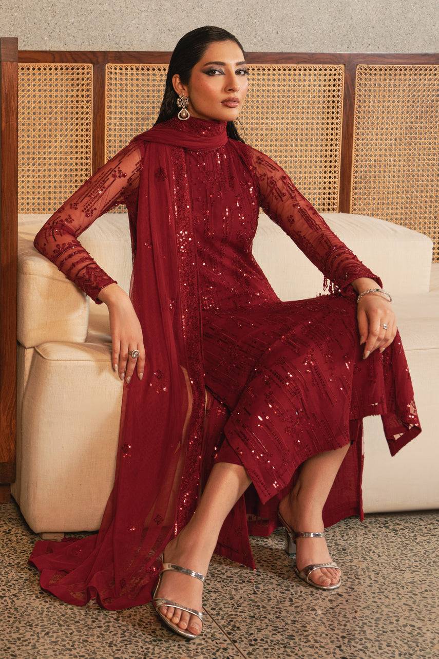 Naqshi | Izel Collection | Valentina - Pakistani Designer Dress - by Naqshi | Type: Ladies Clothes - 100% Original at Saira Sultan