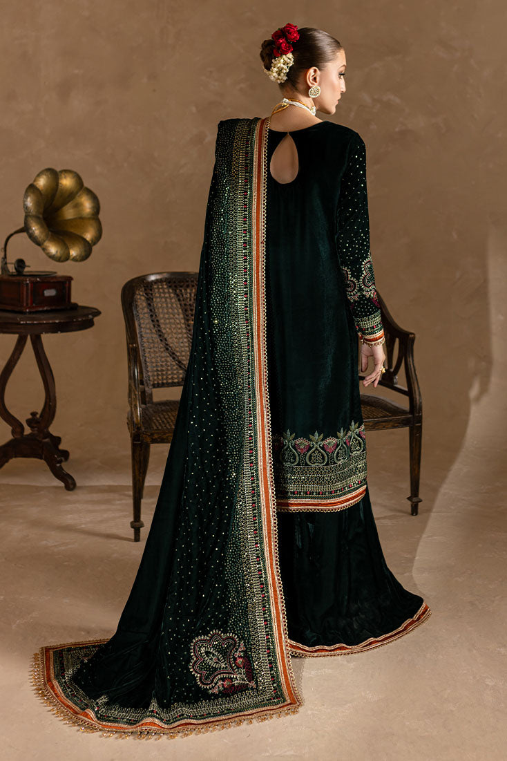 Marjjan | De Rose Velvet | MRV-07 (GREEN) S Bottle Green Velvet
