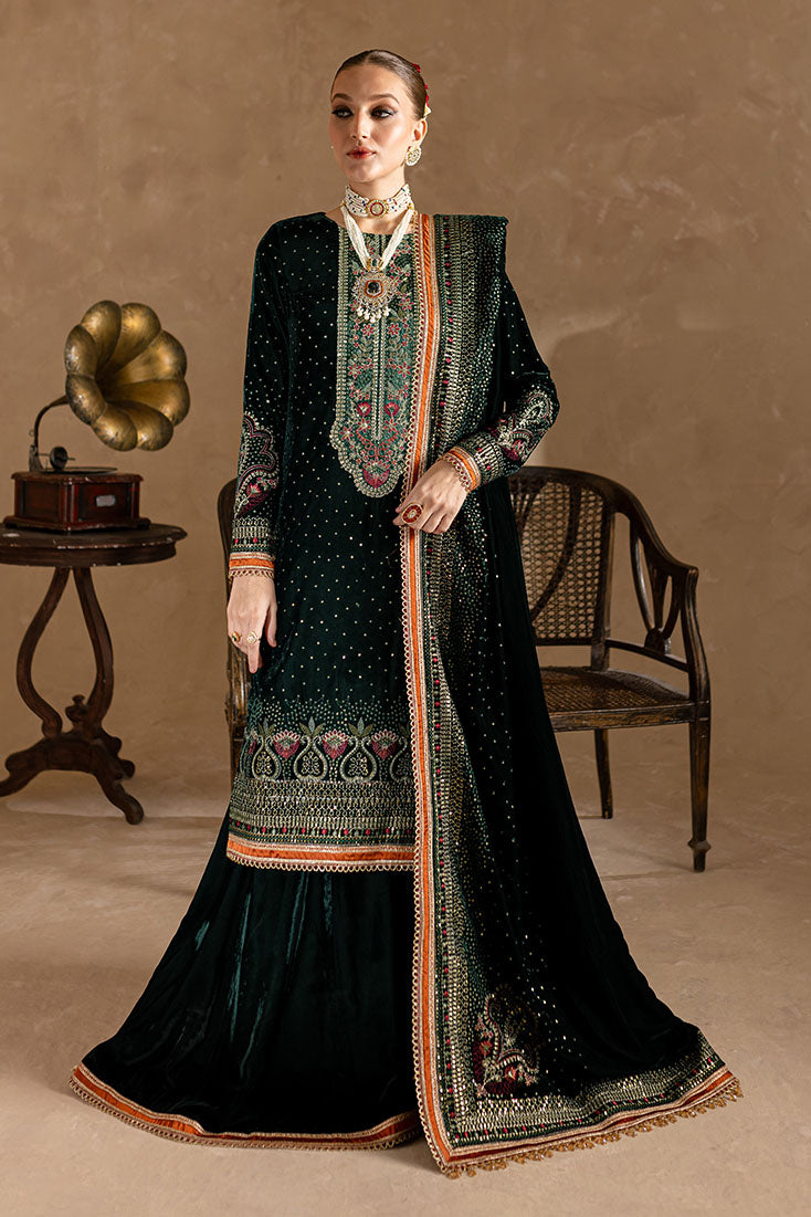 Marjjan | De Rose Velvet | MRV-07 (GREEN) XL Bottle Green Velvet