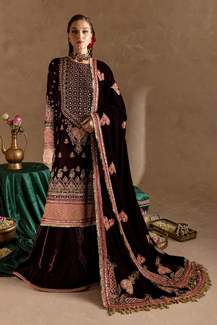 Marjjan | De Rose Velvet | MRV-08 (MEHROON) XS Maroon Velvet