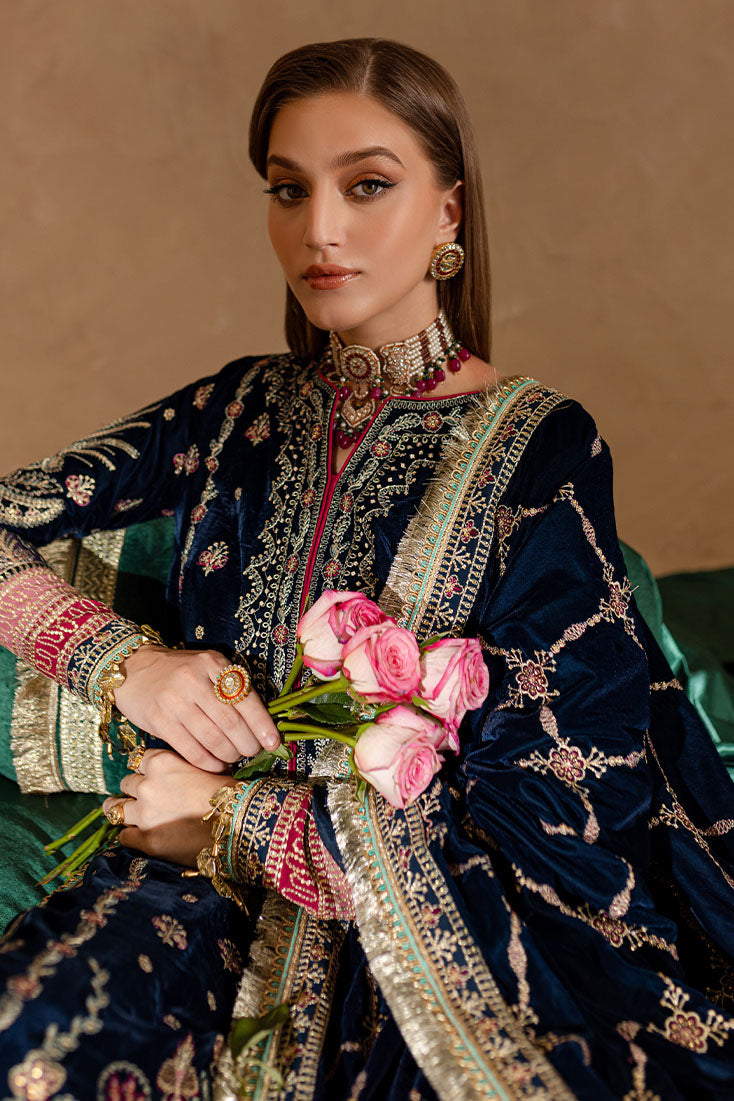 Marjjan | De Rose Velvet | MRV-10 (BLUE) M Cobalt Blue Velvet
