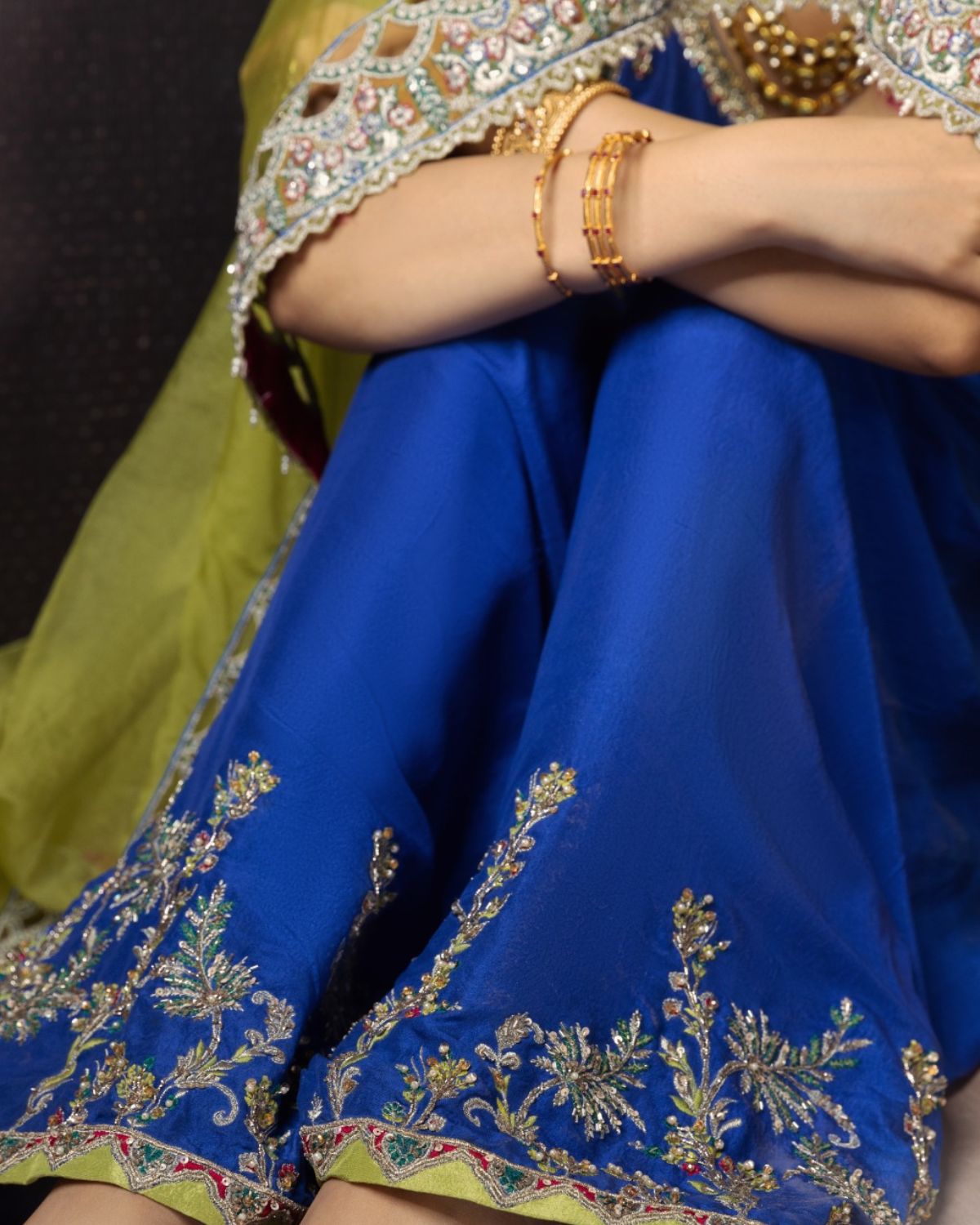 Erum Khan | Begham Jaan Bridal Formals | SABZPARI - Pakistani Designer Dress - by Erum Khan | Type: Bridal - 100% Original at Saira Sultan