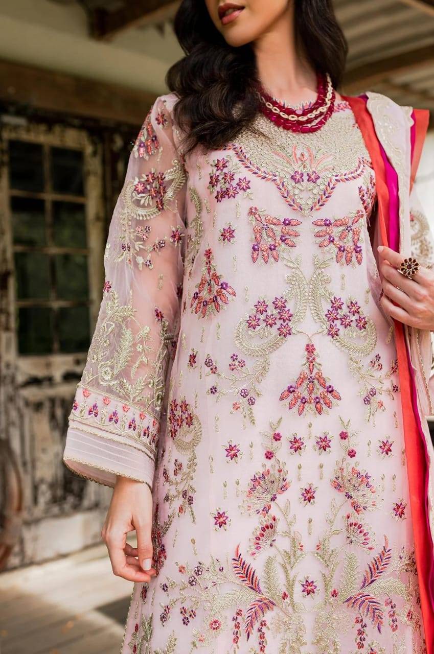 Maryum N Maria | Sorina Luxury Chiffon 23 | Potpurri (MW23-501) - Pakistani Designer Dress - by Maryum N Maria | Type: Formal - 100% Original at Saira Sultan