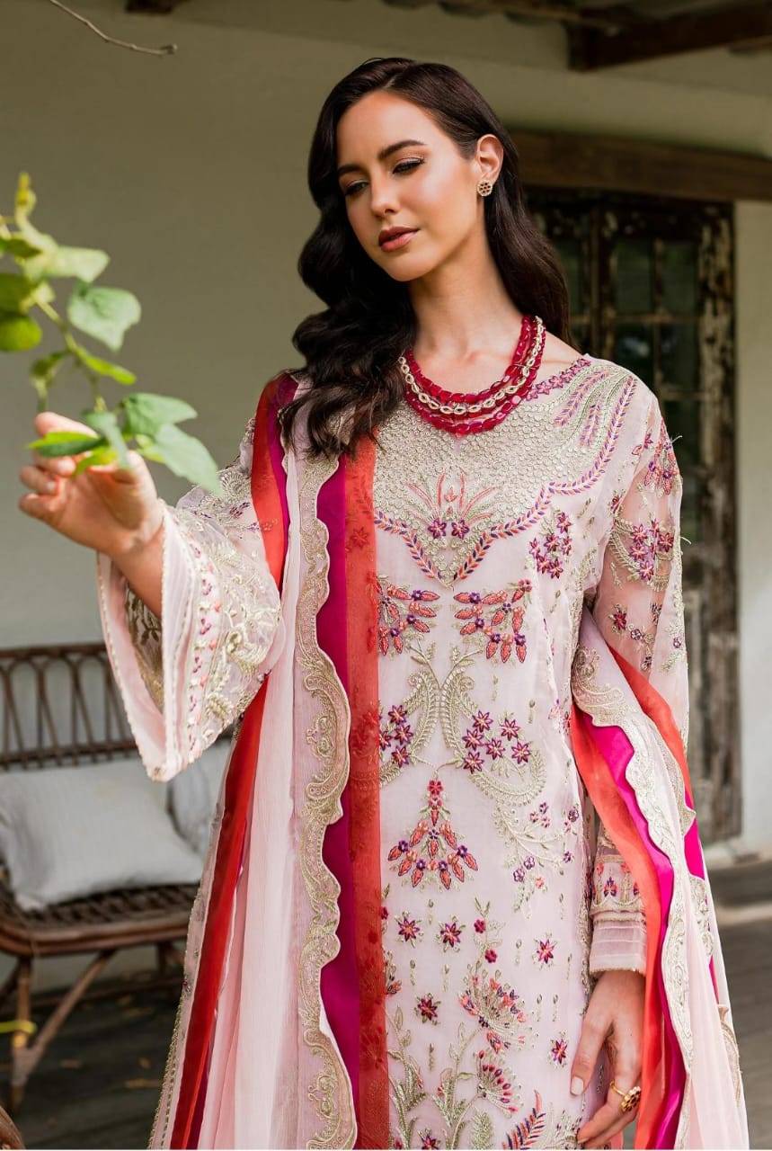 Maryum N Maria | Sorina Luxury Chiffon 23 | Potpurri (MW23-501) - Pakistani Designer Dress - by Maryum N Maria | Type: Formal - 100% Original at Saira Sultan