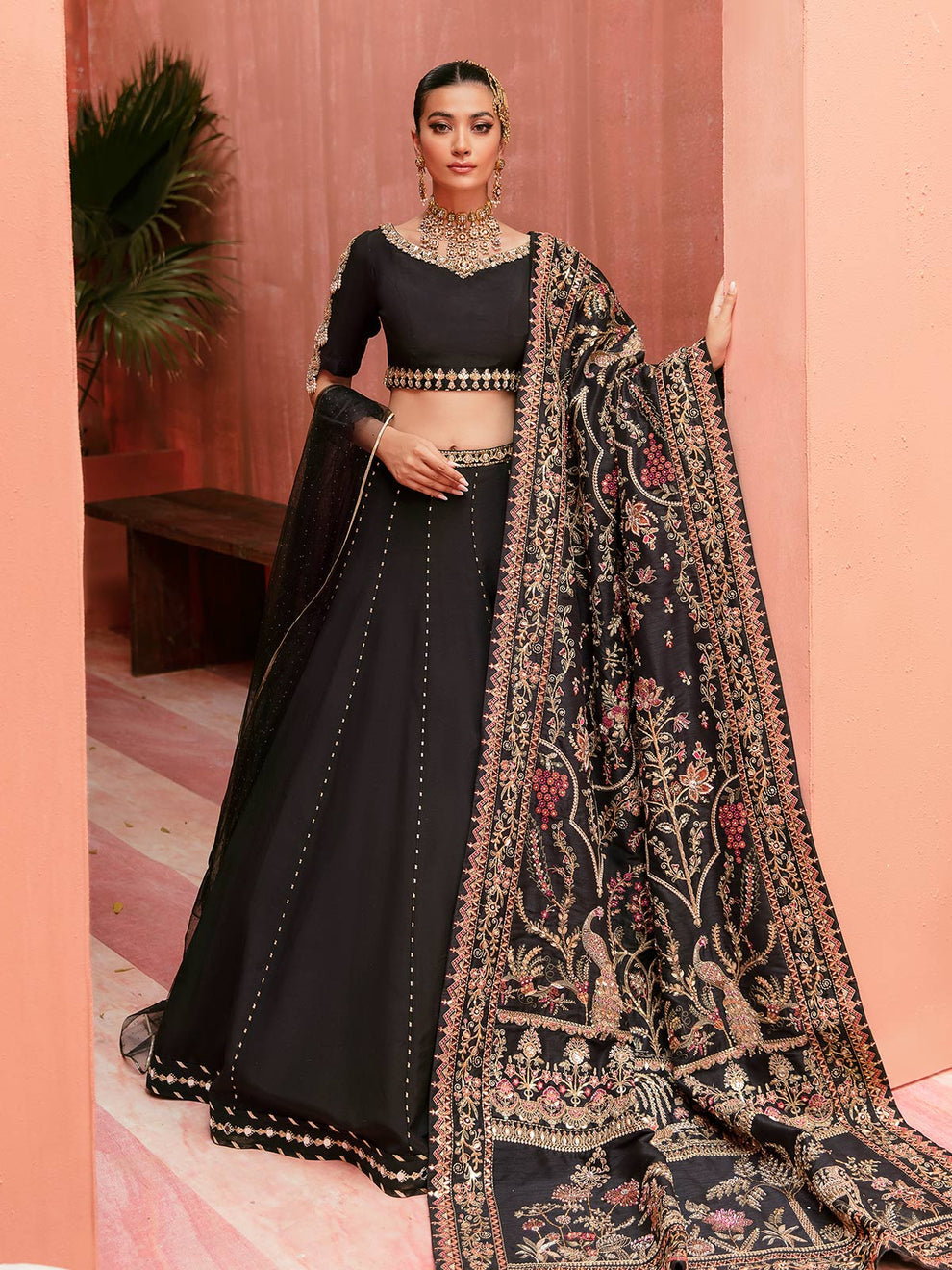 Gulaal | Wedding Formals | MAYAL GL-WS-22V1-32 (LEHNGA AND CHOLI) - Pakistani Designer Dress - by Gulaal | Type: Bridal - 100% Original at Saira Sultan