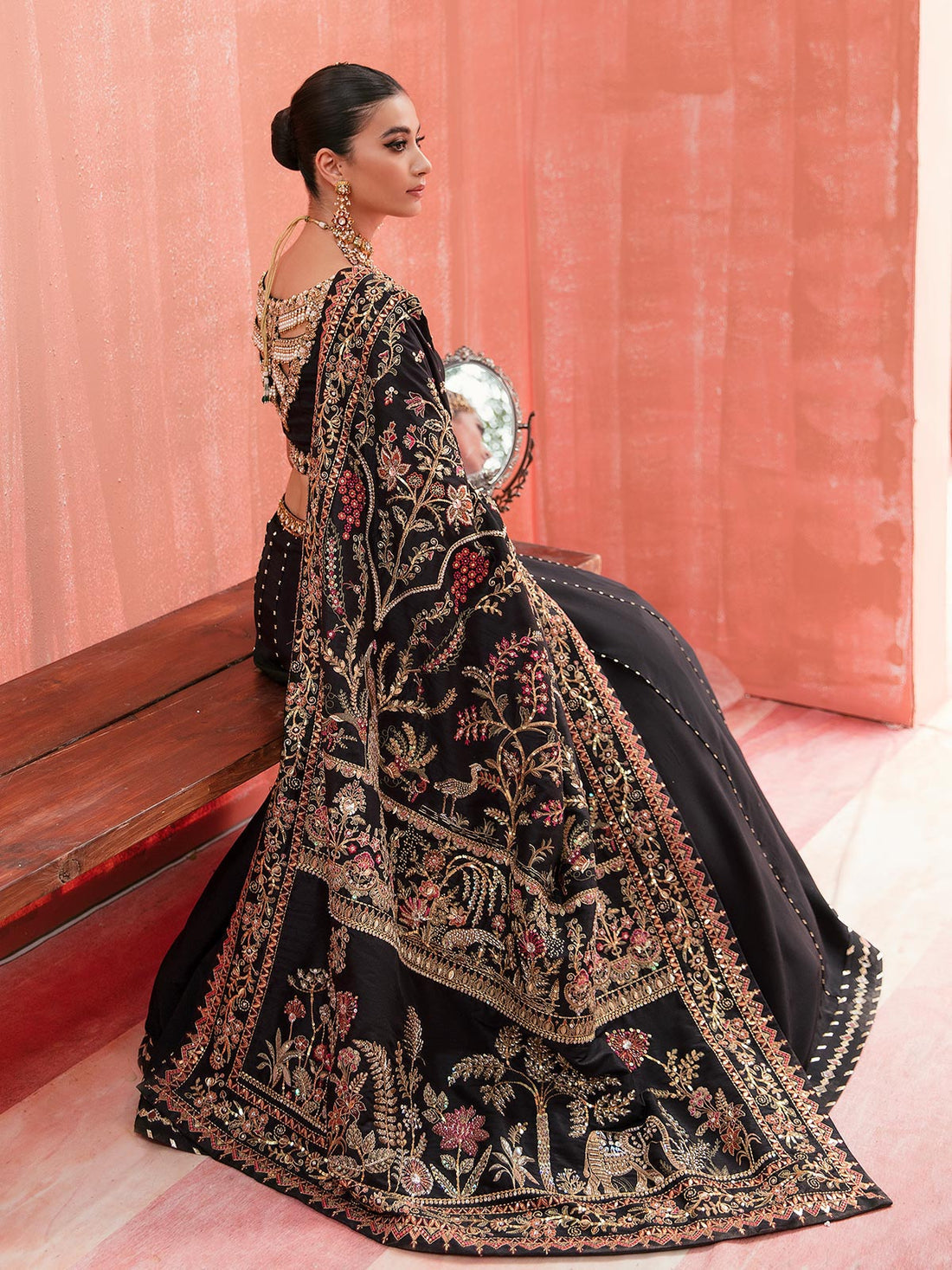 Gulaal | Wedding Formals | MAYAL GL-WS-22V1-32 (LEHNGA AND CHOLI) - Pakistani Designer Dress - by Gulaal | Type: Bridal - 100% Original at Saira Sultan