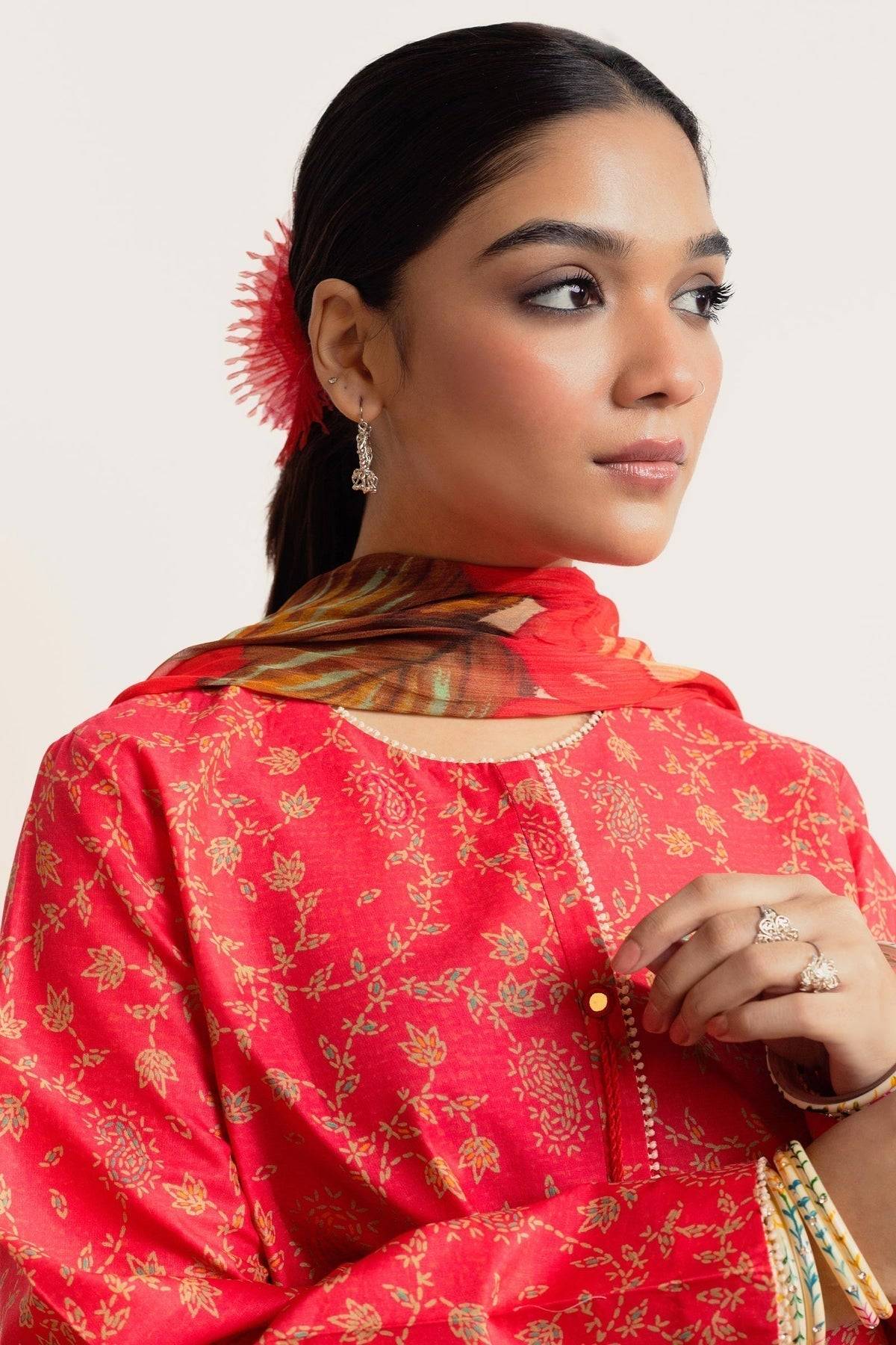 Zara Shahjahan | Coco Prints 24 | CHAMBELI-D8 - Pakistani Designer Dress - by Zara Shahjahan | Type: Luxury - 100% Original at Saira Sultan