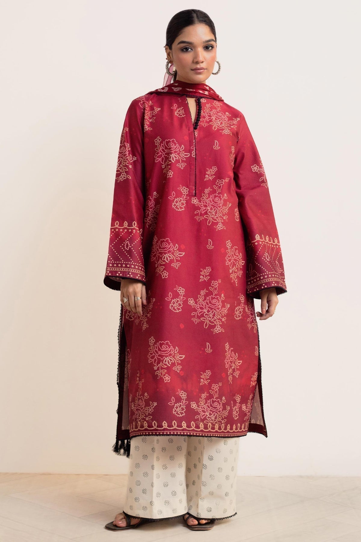 Zara Shahjahan | Coco Prints 24 | GULAB-D5 - Pakistani Designer Dress - by Zara Shahjahan | Type: Luxury - 100% Original at Saira Sultan