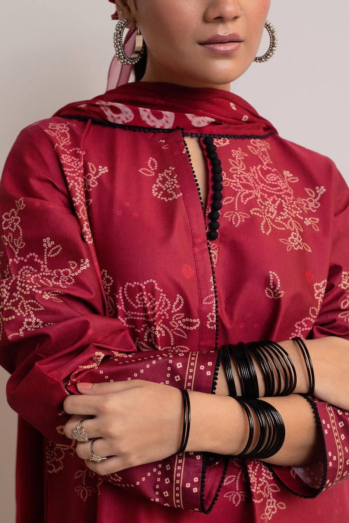 Zara Shahjahan | Coco Prints 24 | GULAB-D5 - Pakistani Designer Dress - by Zara Shahjahan | Type: Luxury - 100% Original at Saira Sultan