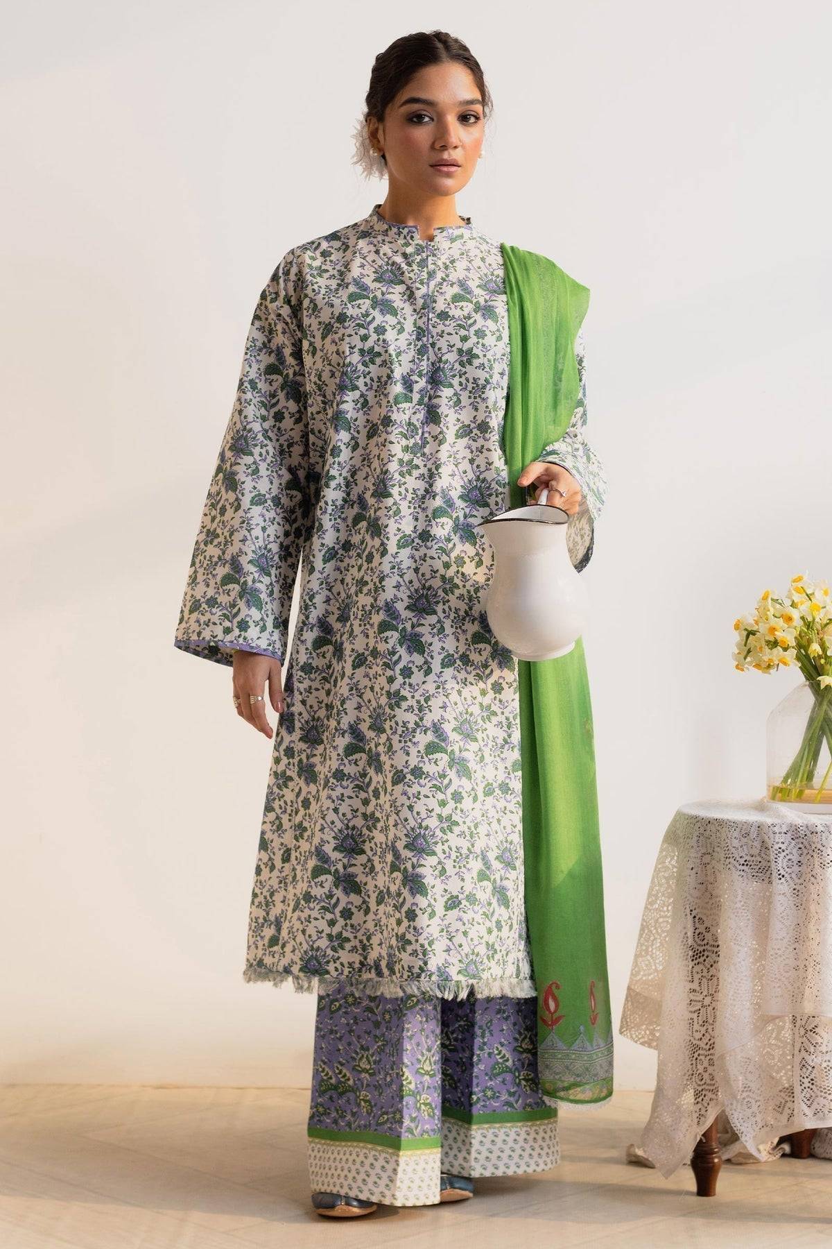 Zara Shahjahan | Coco Prints 24 | NARGIS-D2 - Pakistani Designer Dress - by Zara Shahjahan | Type: Luxury - 100% Original at Saira Sultan