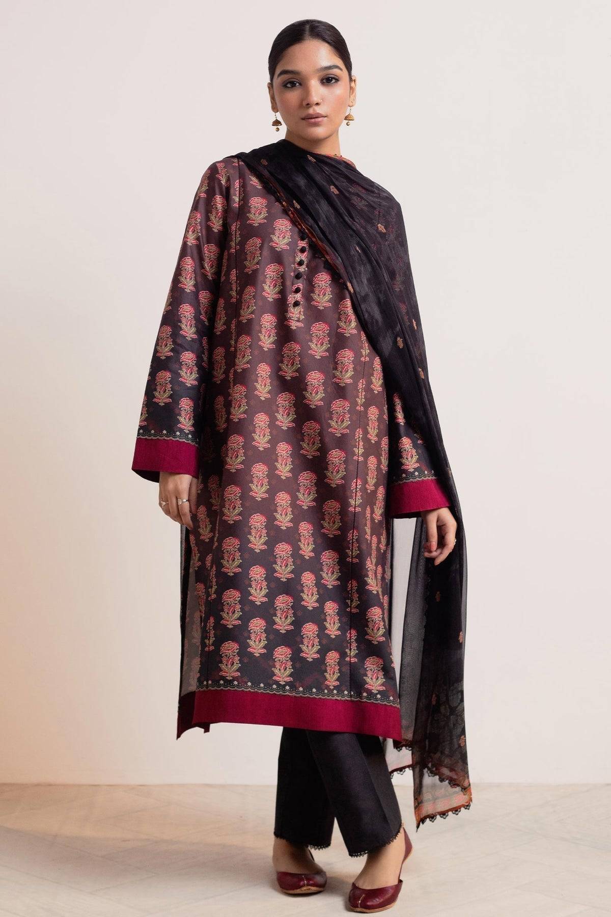 Zara Shahjahan | Coco Prints 24 | SURKH-D9 - Pakistani Designer Dress - by Zara Shahjahan | Type: Luxury - 100% Original at Saira Sultan