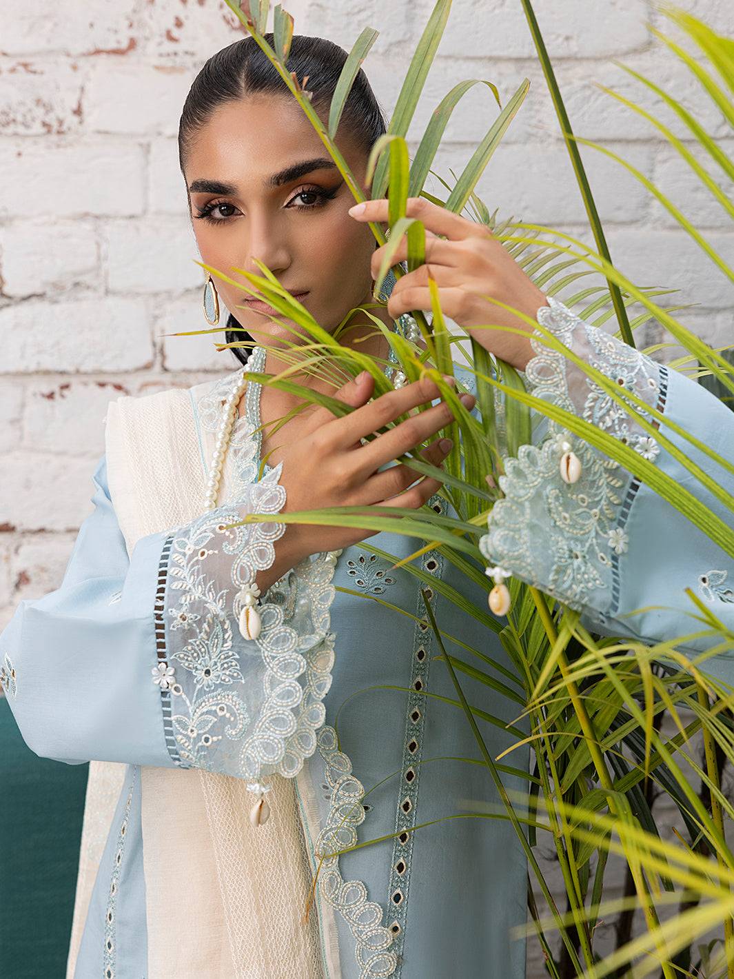 Izel | Meadow Muse Embroidered Lawn 25 | ZARELLE - Pakistani Designer Dress - by Izel | Type: Ladies Clothes - 100% Original at Saira Sultan