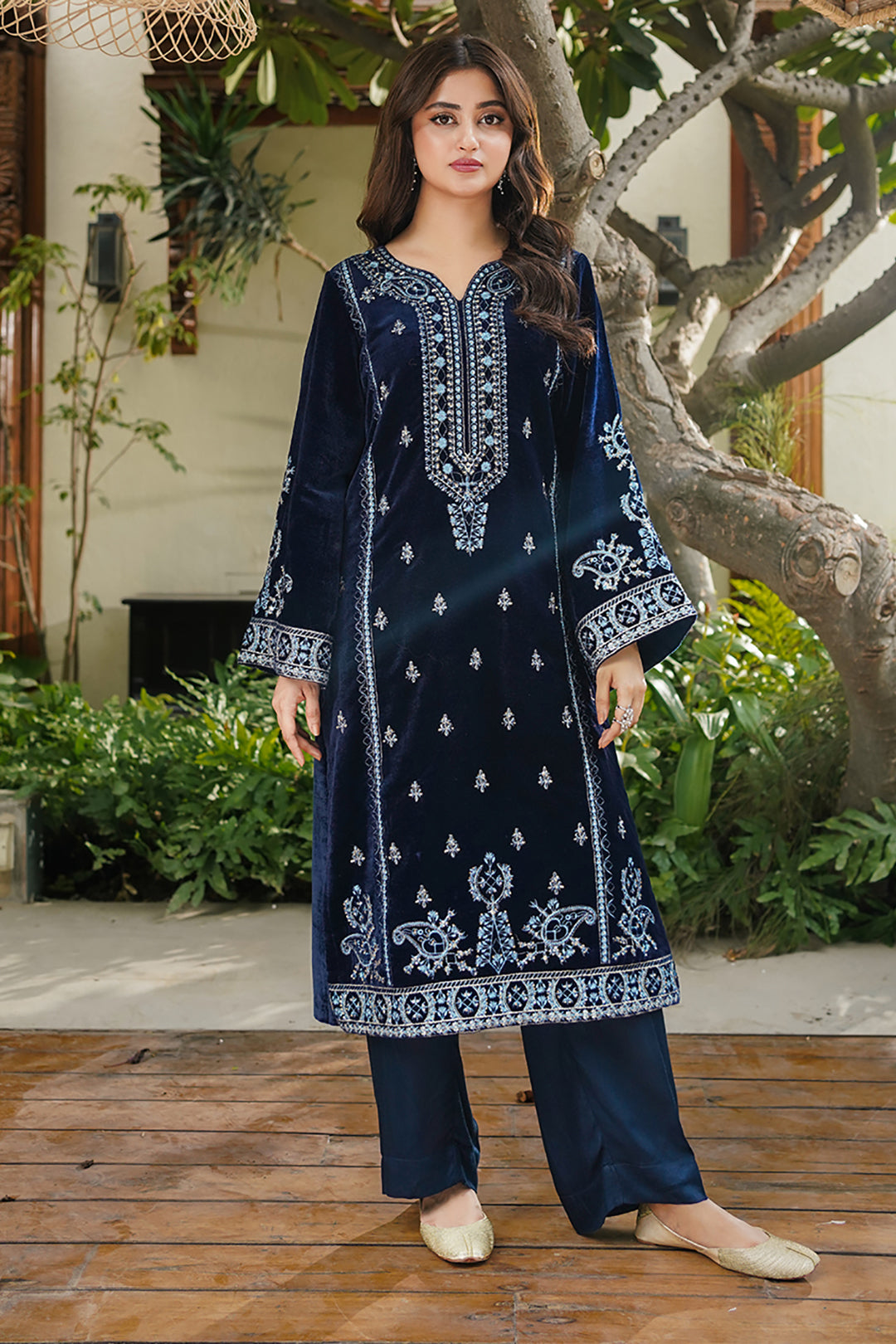 Zellbury | Winter Pret | Embroidered Kurta Trouser - 3276