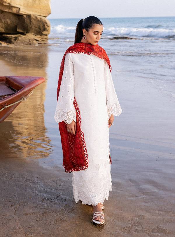 Zainab chottani | Luxury Chikankari 24 | CHUNARI - 3A - Pakistani Designer Dress - by Zainab Chottani | Type: Luxury - 100% Original at Saira Sultan