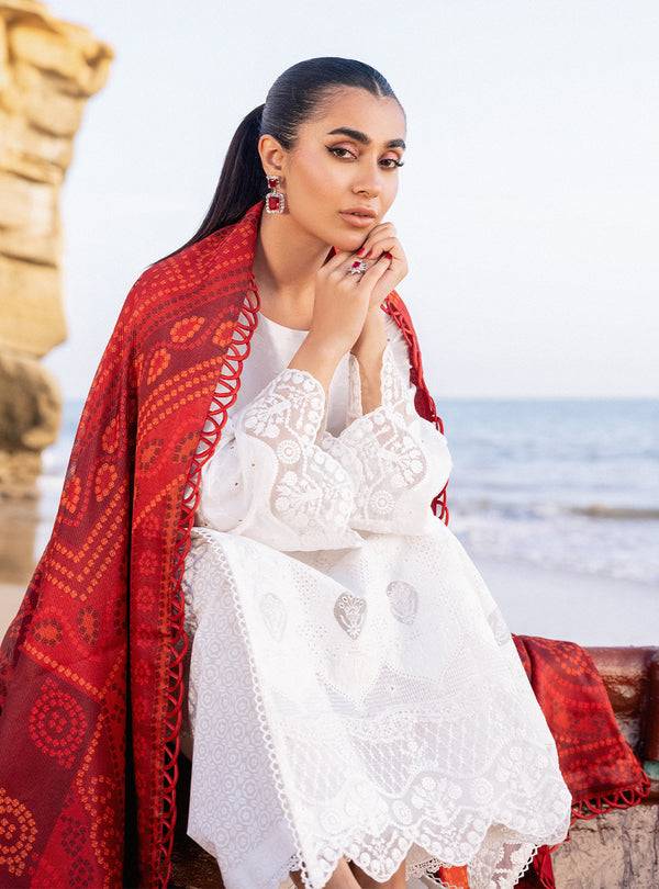 Zainab chottani | Luxury Chikankari 24 | CHUNARI - 3A - Pakistani Designer Dress - by Zainab Chottani | Type: Luxury - 100% Original at Saira Sultan