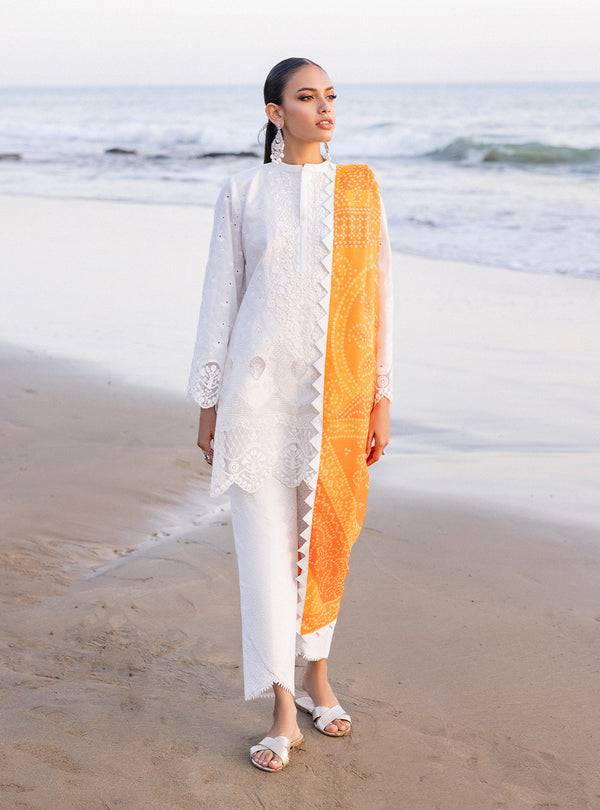 Zainab chottani | Luxury Chikankari 24 | CHUNARI - 3B - Pakistani Designer Dress - by Zainab Chottani | Type: Luxury - 100% Original at Saira Sultan
