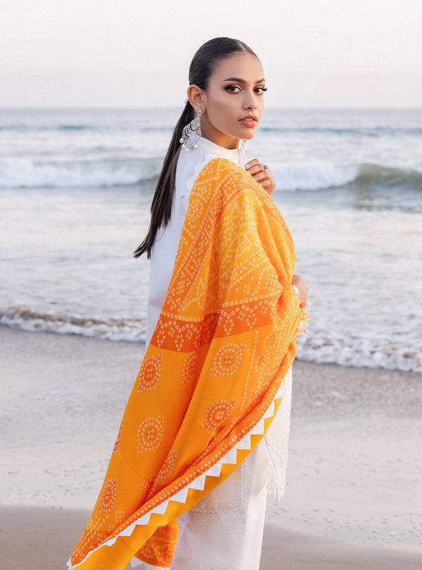 Zainab chottani | Luxury Chikankari 24 | CHUNARI - 3B - Pakistani Designer Dress - by Zainab Chottani | Type: Luxury - 100% Original at Saira Sultan
