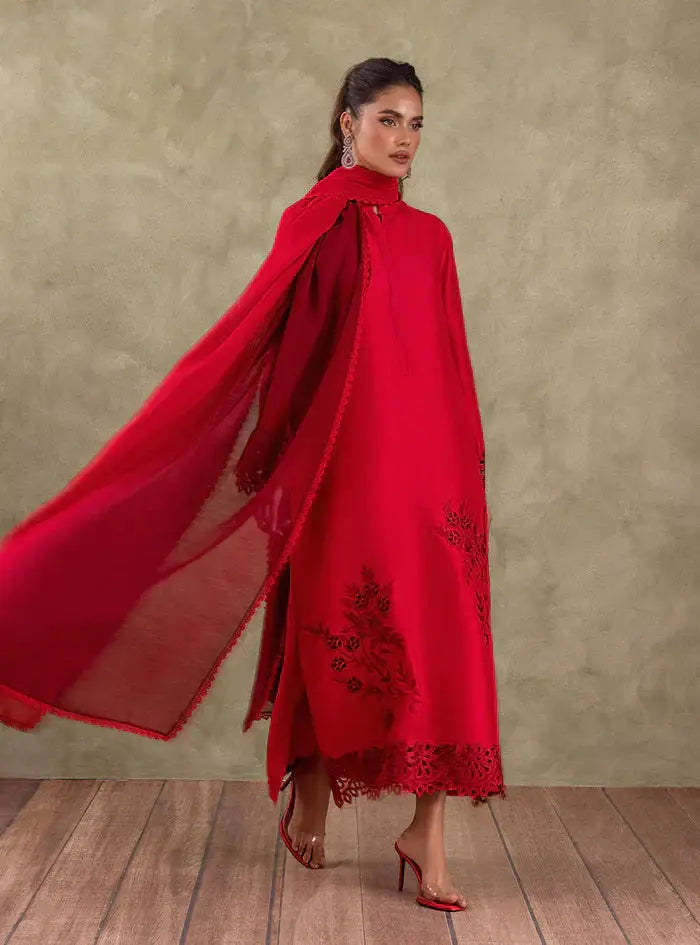 Zainab Chottani | Eid Edit 24 | Scarlet Rose - Pakistani Designer Dress - by Zainab Chottani | Type: Formal - 100% Original at Saira Sultan