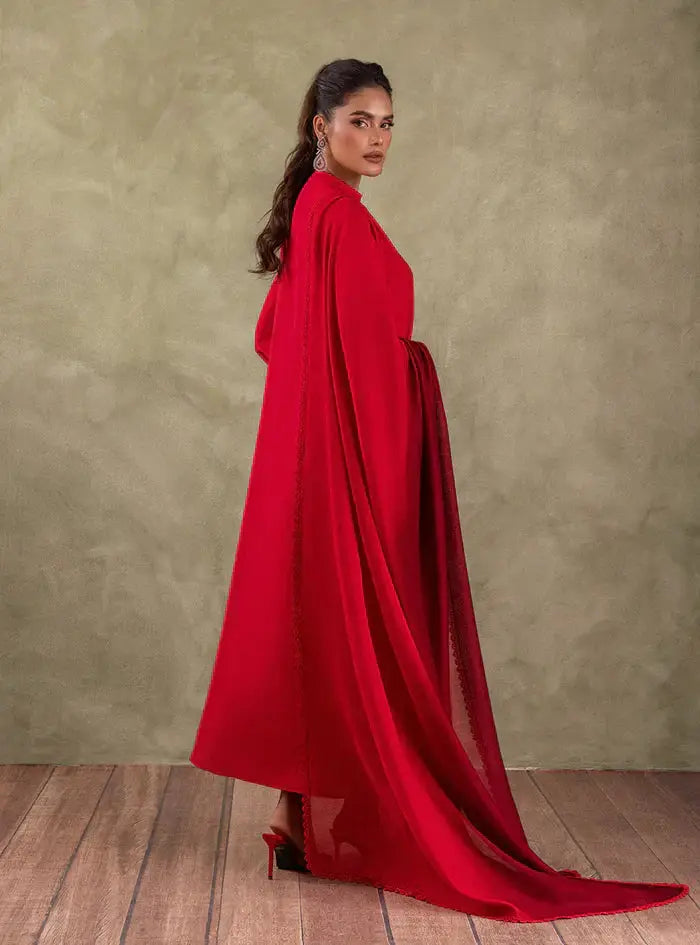 Zainab Chottani | Eid Edit 24 | Scarlet Rose - Pakistani Designer Dress - by Zainab Chottani | Type: Formal - 100% Original at Saira Sultan