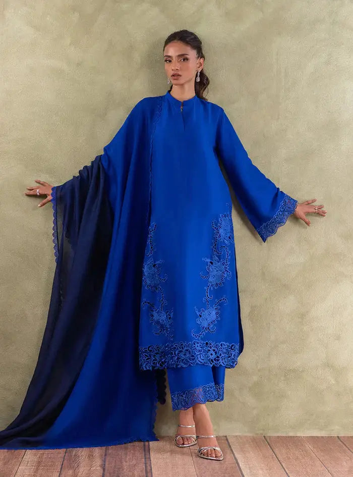 Zainab Chottani | Eid Edit 24 | Blue Diamond - Pakistani Designer Dress - by Zainab Chottani | Type: Formal - 100% Original at Saira Sultan